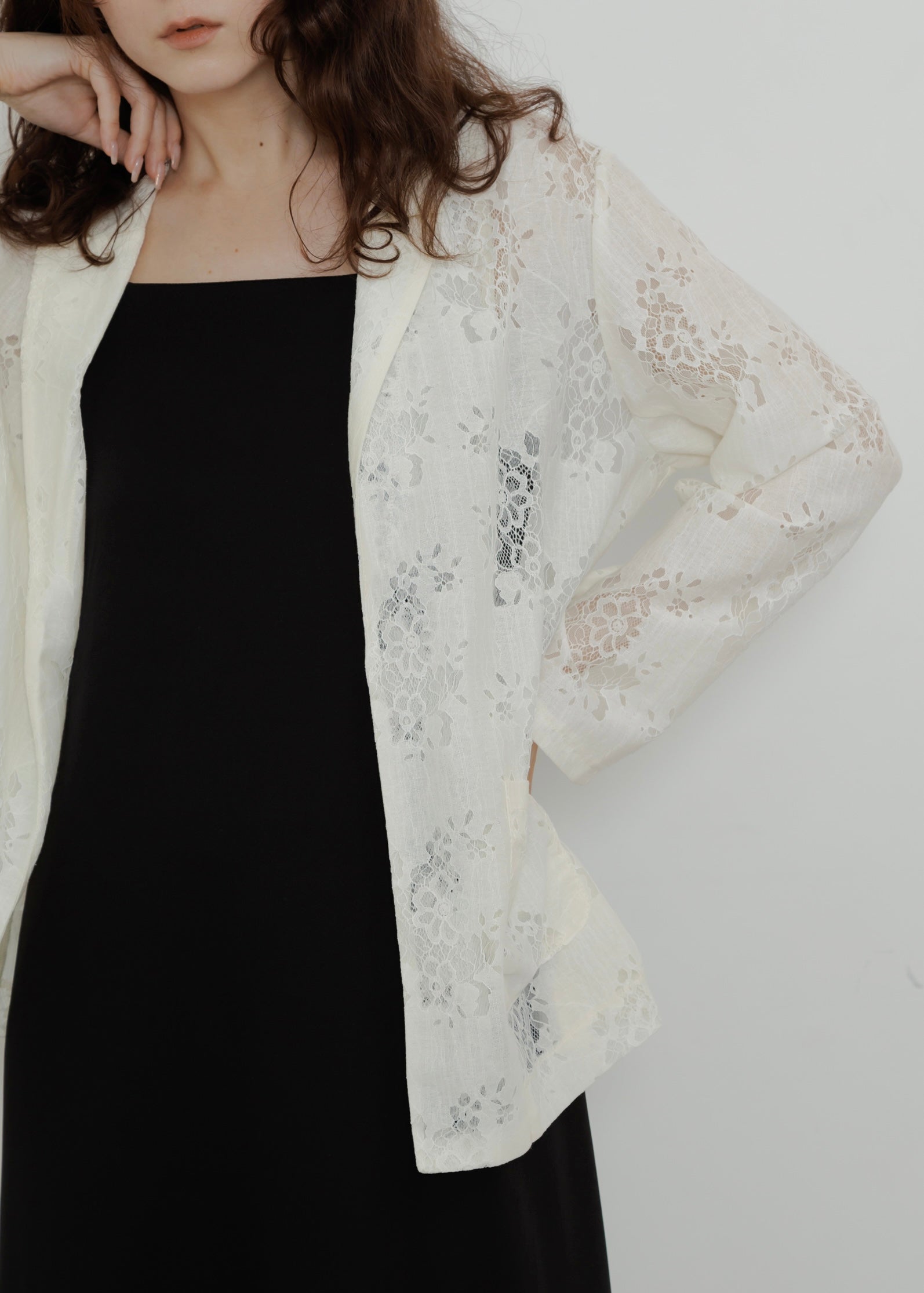 yae / Lace jacket／レースジャケット yae（ヤエ）の「Lace jacket／レースジャケット（テーラード