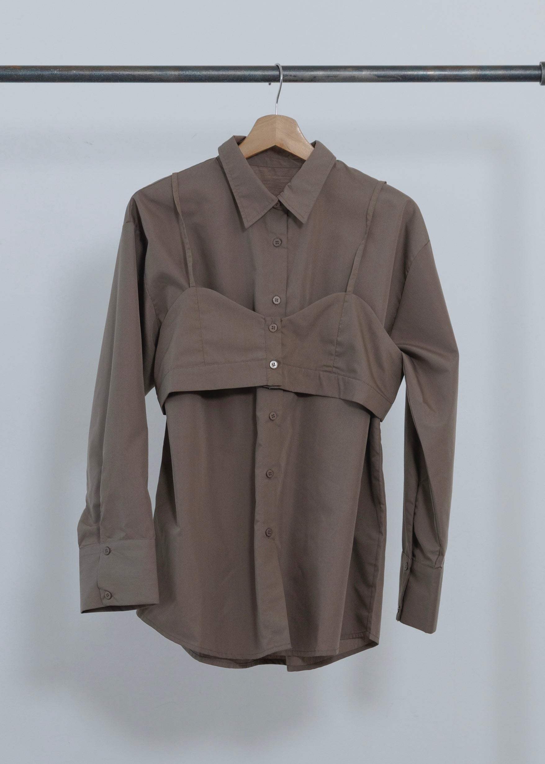 BUSTIER SET SHIRT