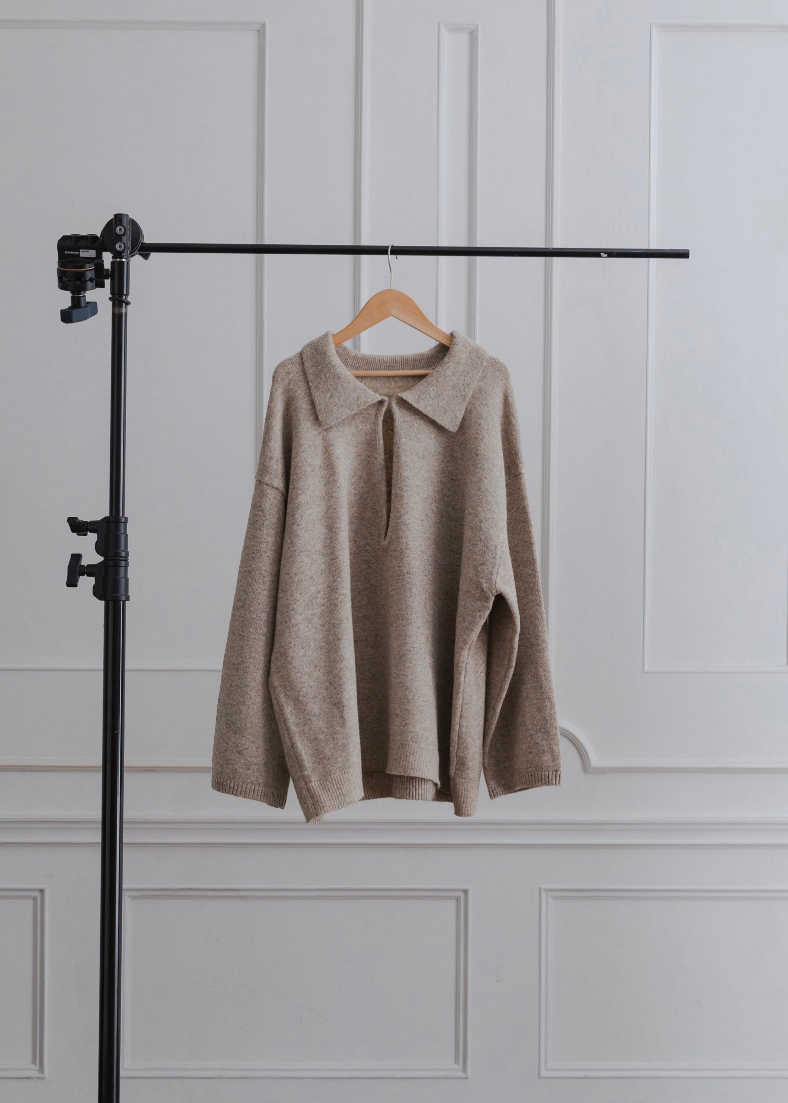 WOOL BLEND SKIPPER PULLOVER