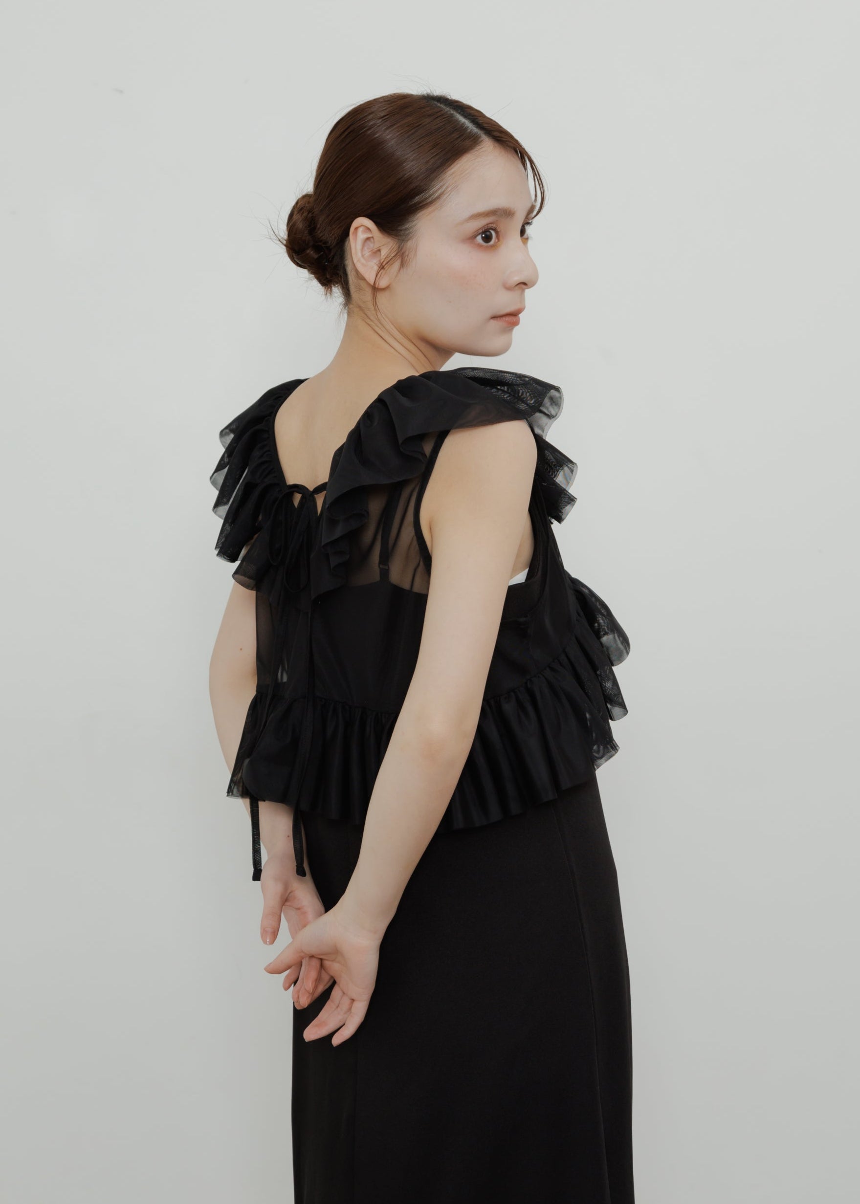 TULLE VEST SET DRESS