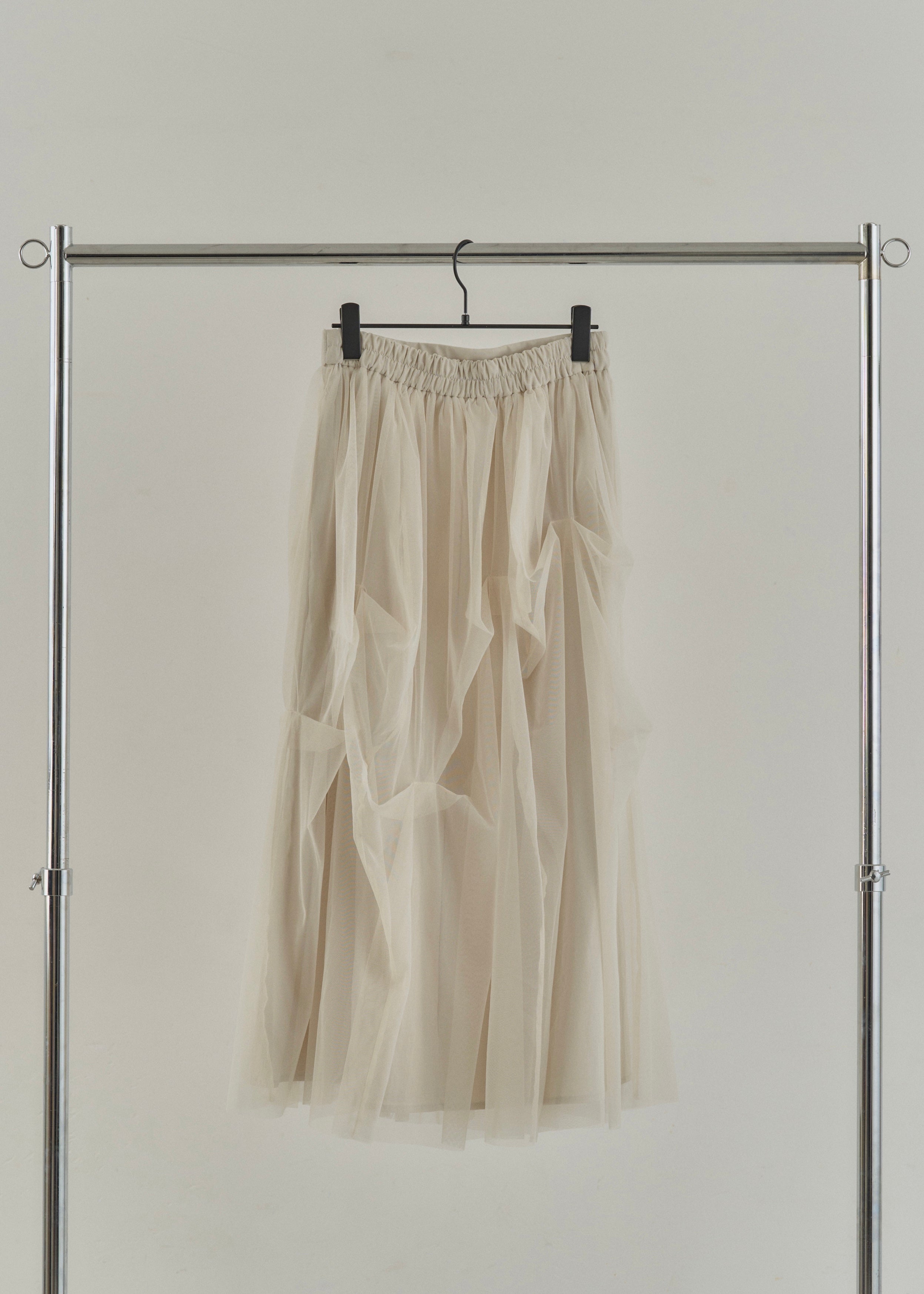 TULLE GATHER SKIRT