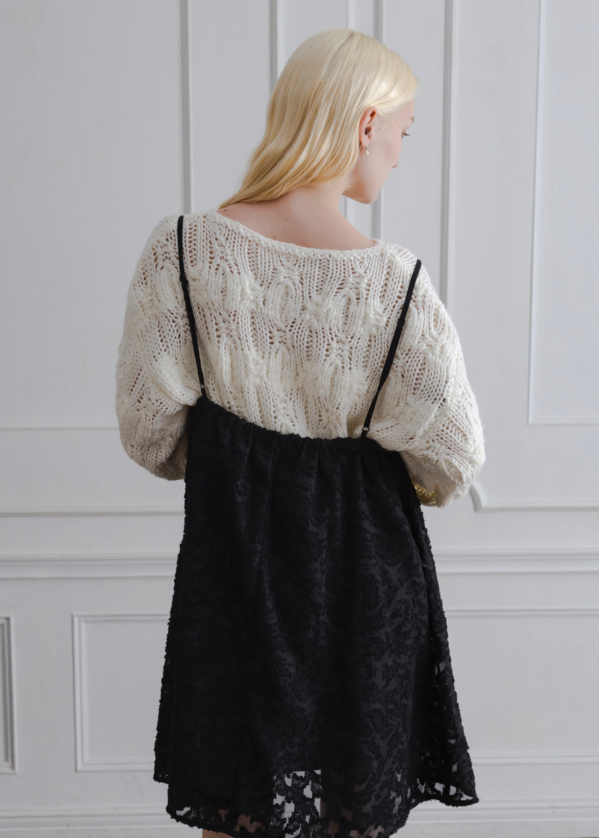 SHEER JACQUARD TUNIC CAMISOLE