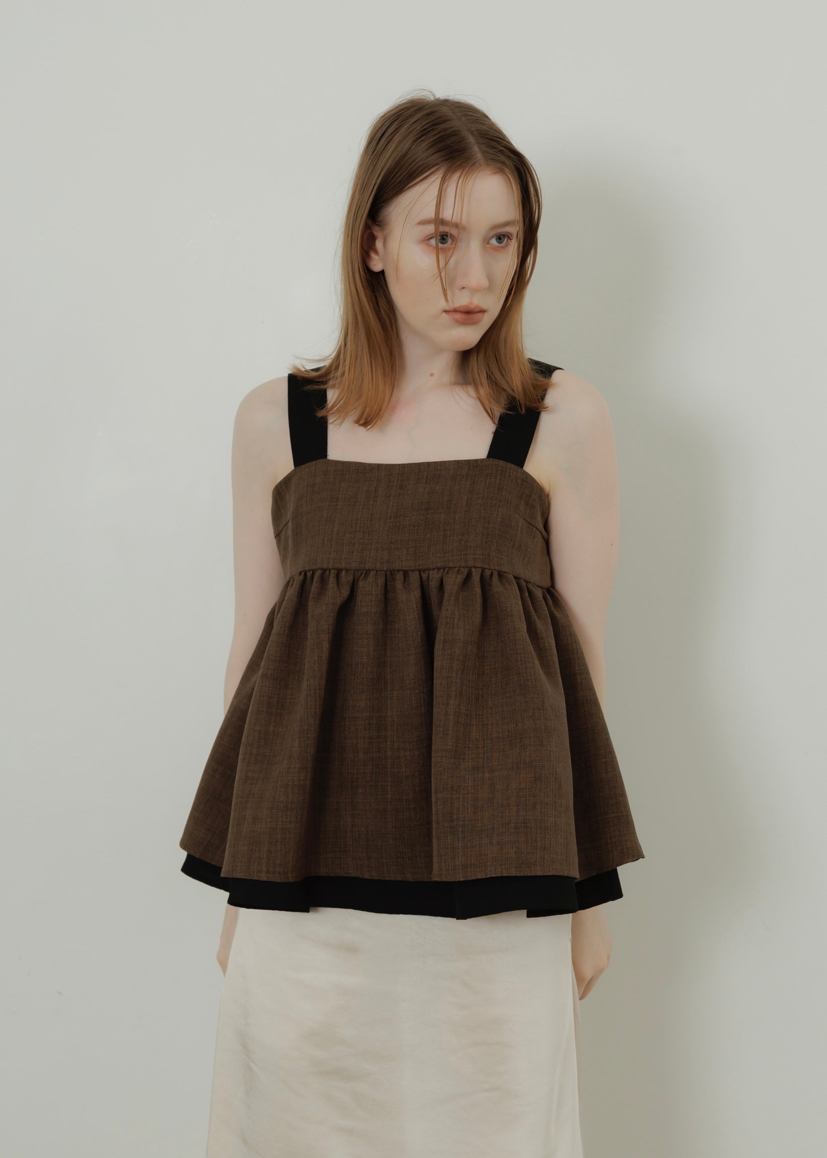 TWEED BICOLOR CAMISOLE