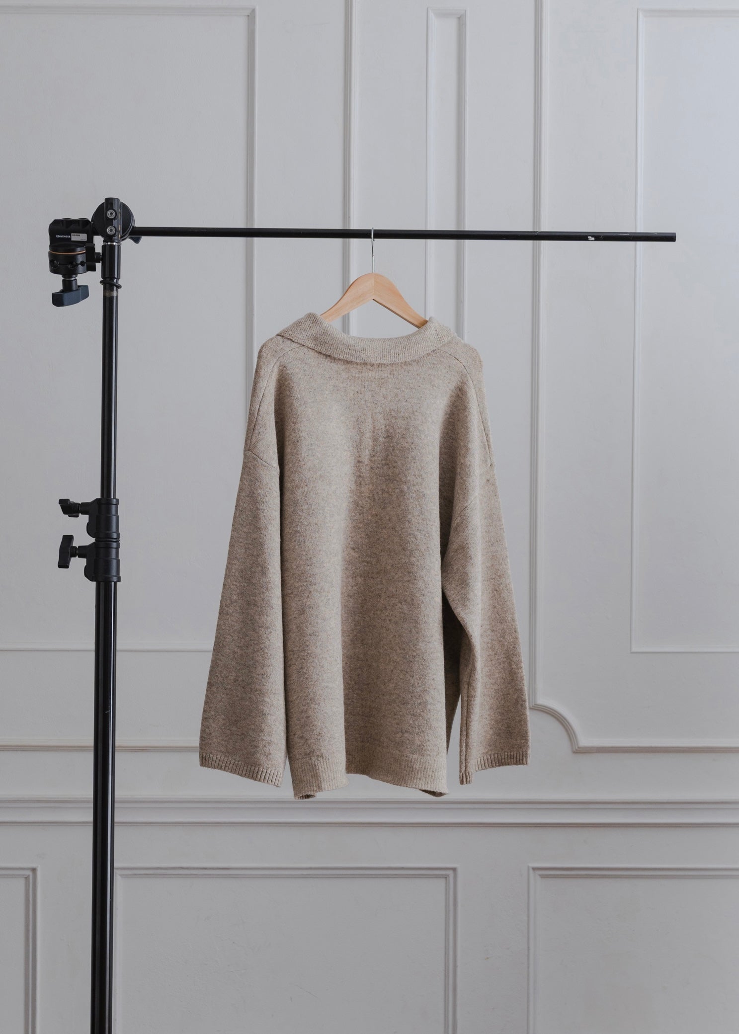 WOOL BLEND SKIPPER PULLOVER