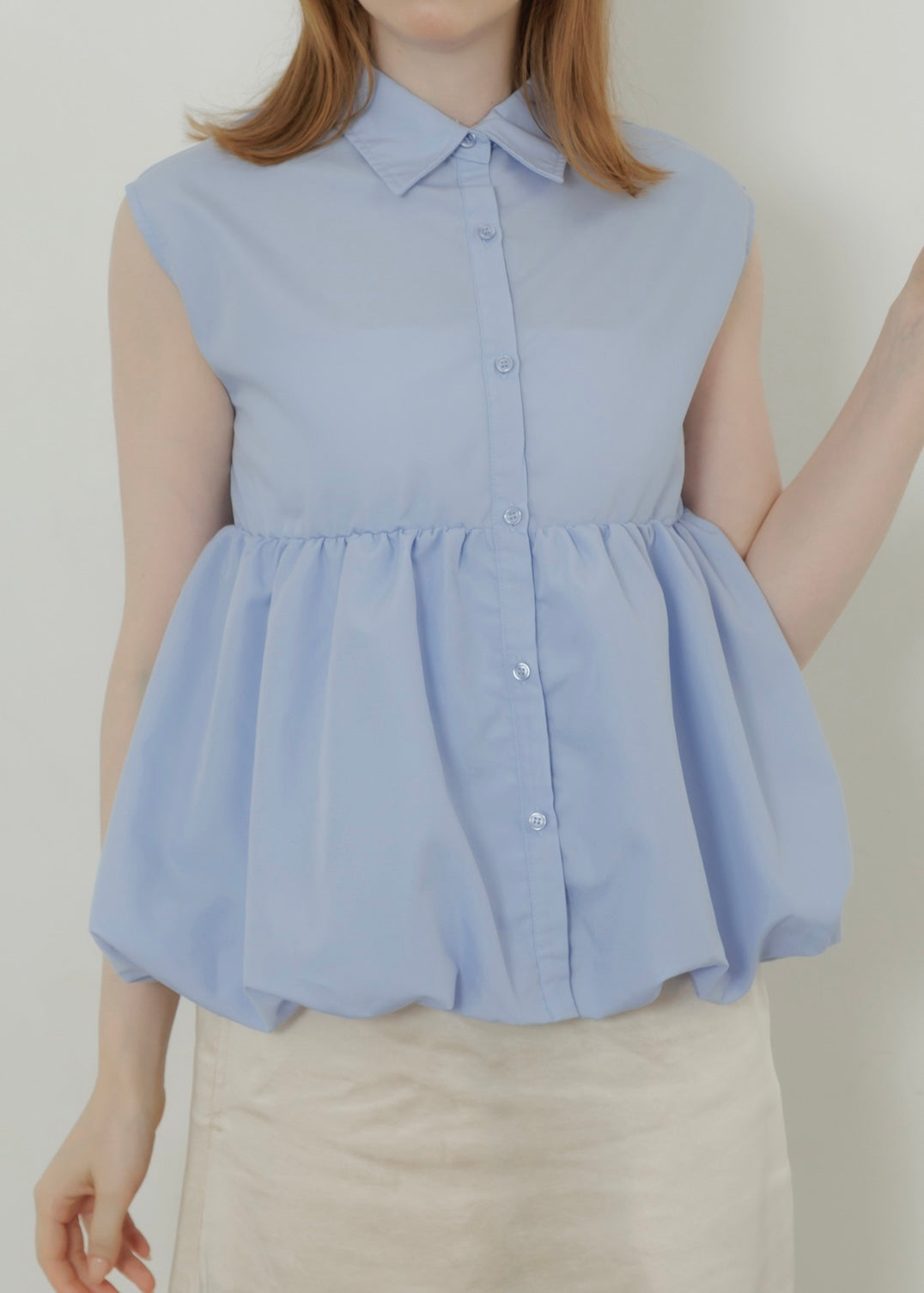 TIERED BALLOON SHIRT