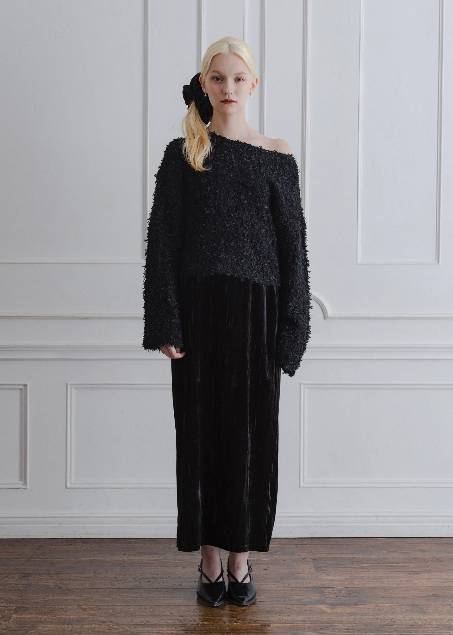 SHAGGY KNIT PULLOVER