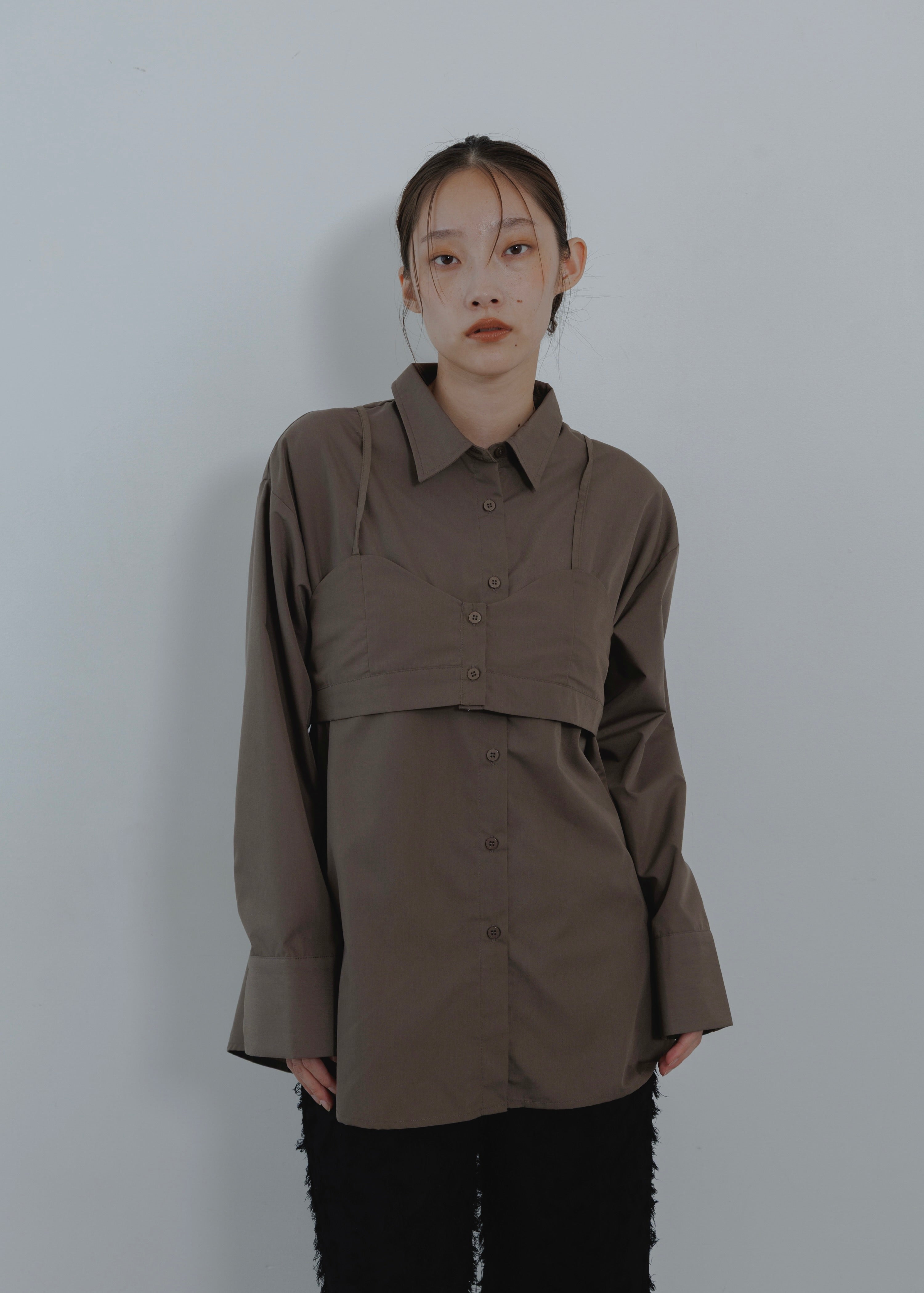 BUSTIER SET SHIRT