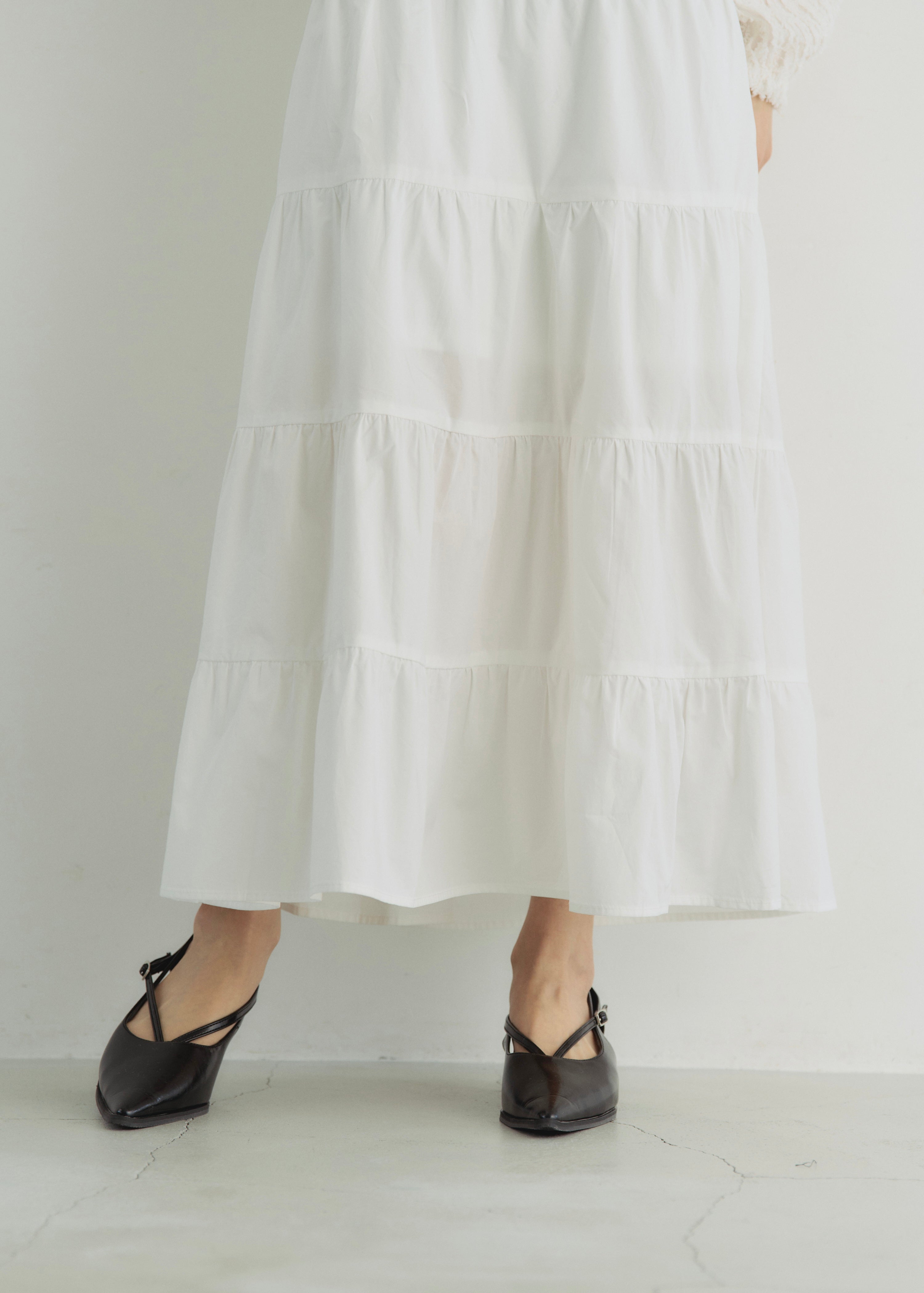 LAWN FLARE SKIRT