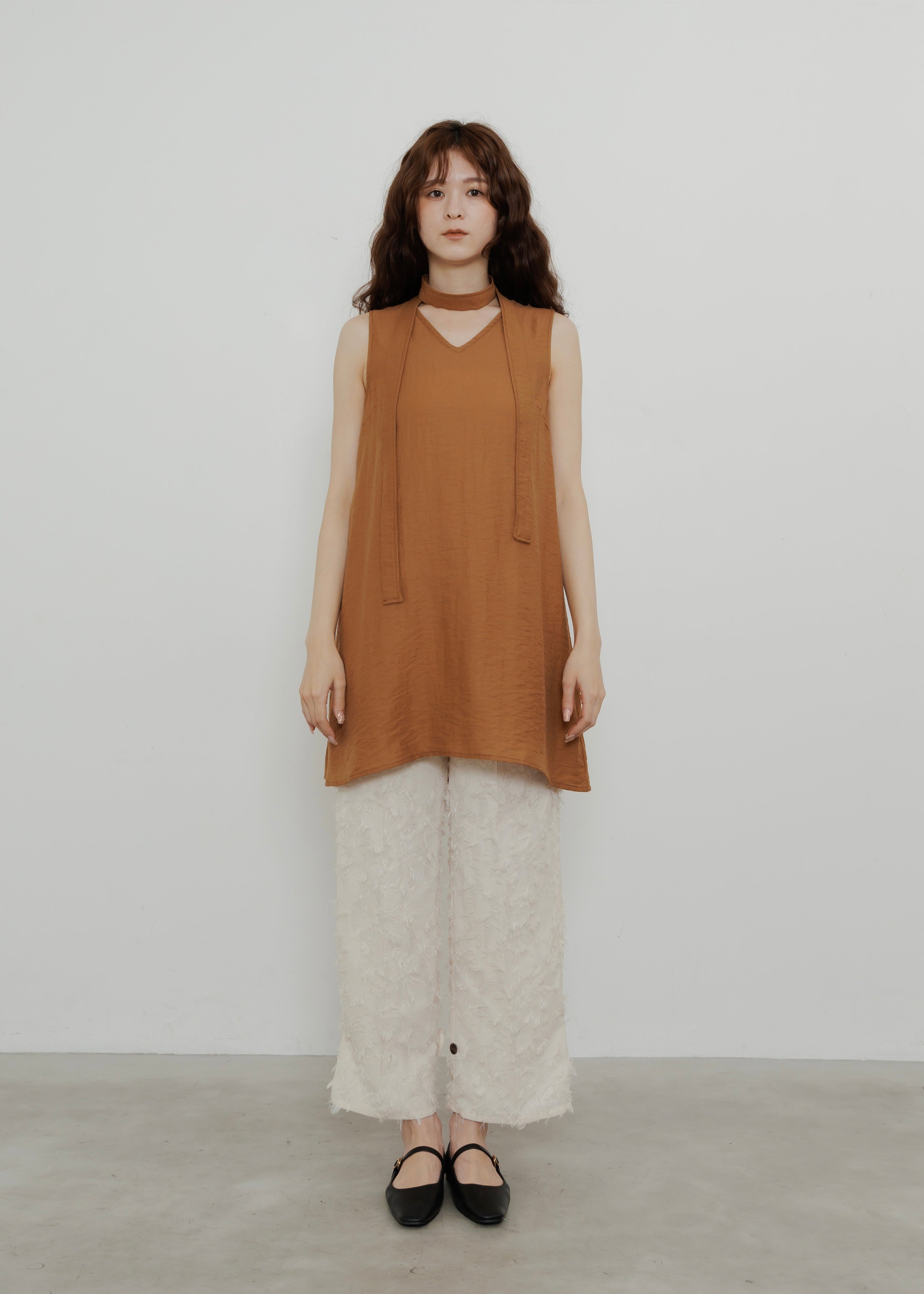 LINEN TOUCH TUNIC BLOUSE