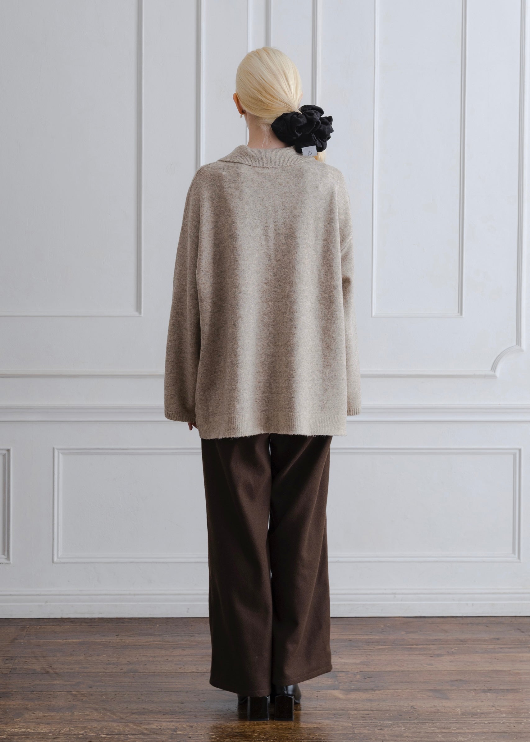 WOOL BLEND SKIPPER PULLOVER