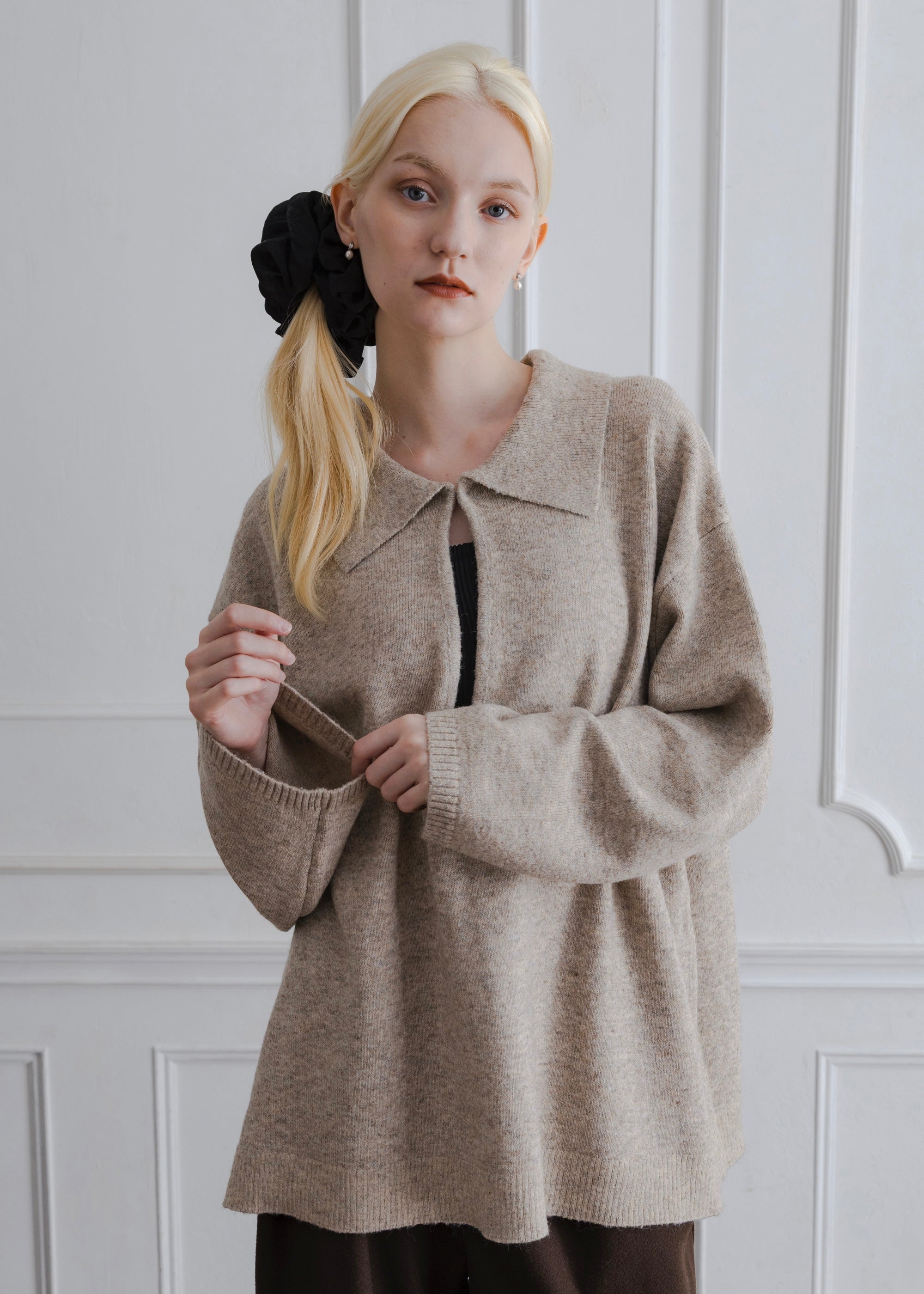 WOOL BLEND SKIPPER PULLOVER