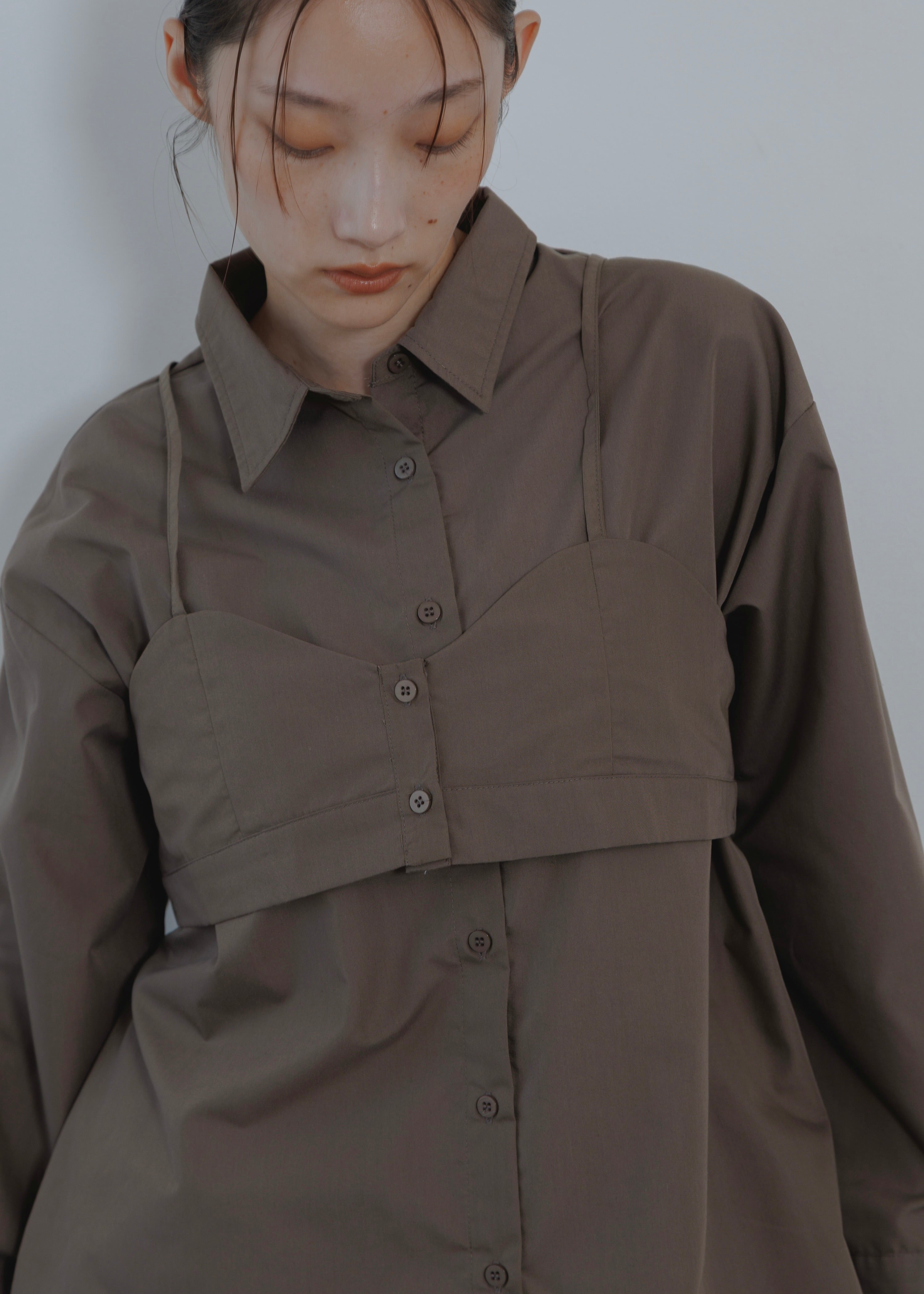 BUSTIER SET SHIRT