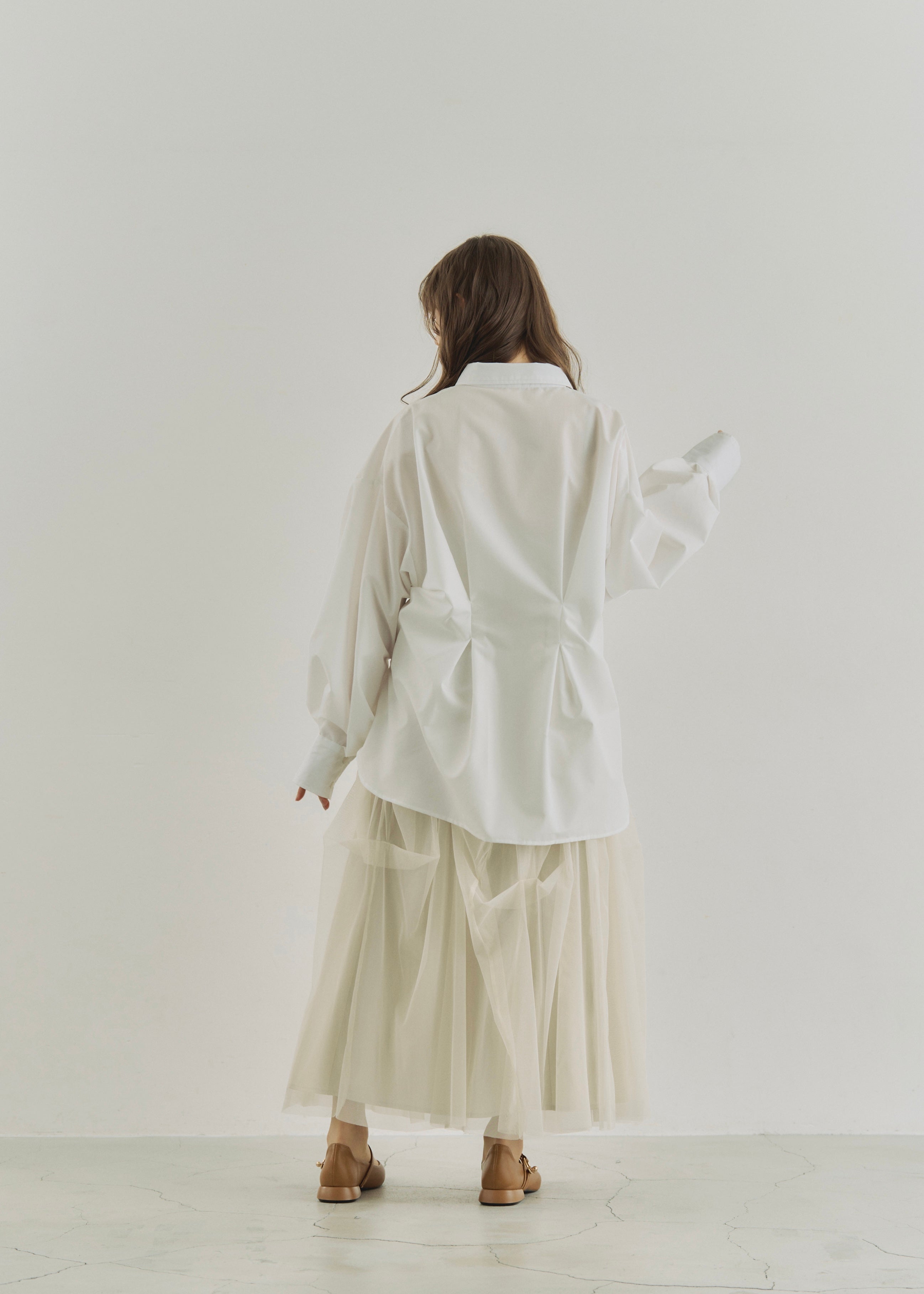 TULLE GATHER SKIRT