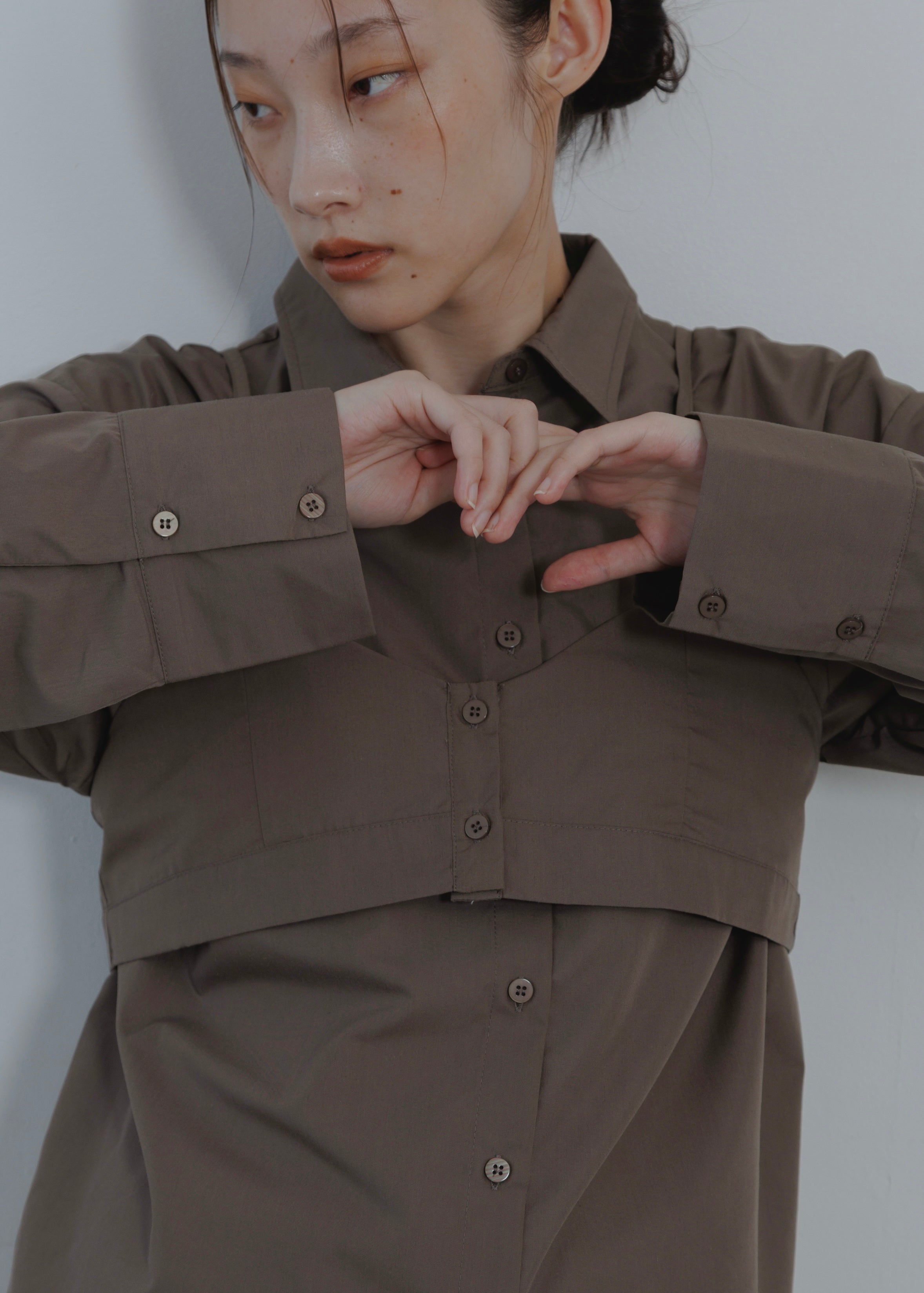 BUSTIER SET SHIRT
