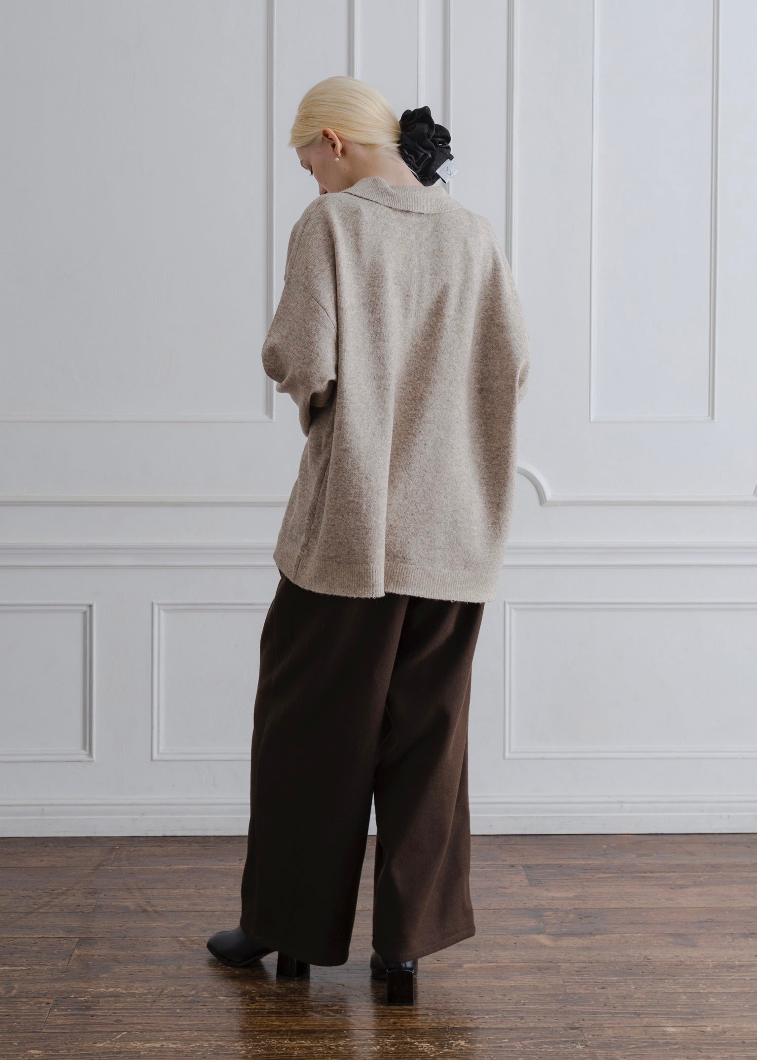 WOOL BLEND SKIPPER PULLOVER