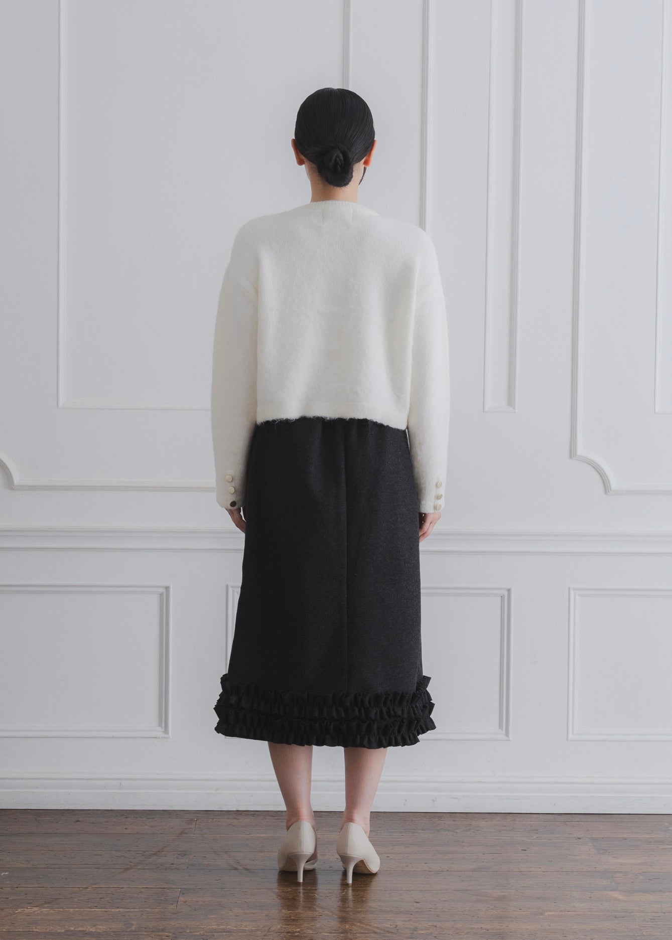 CROPPED SHAGGY CARDIGAN