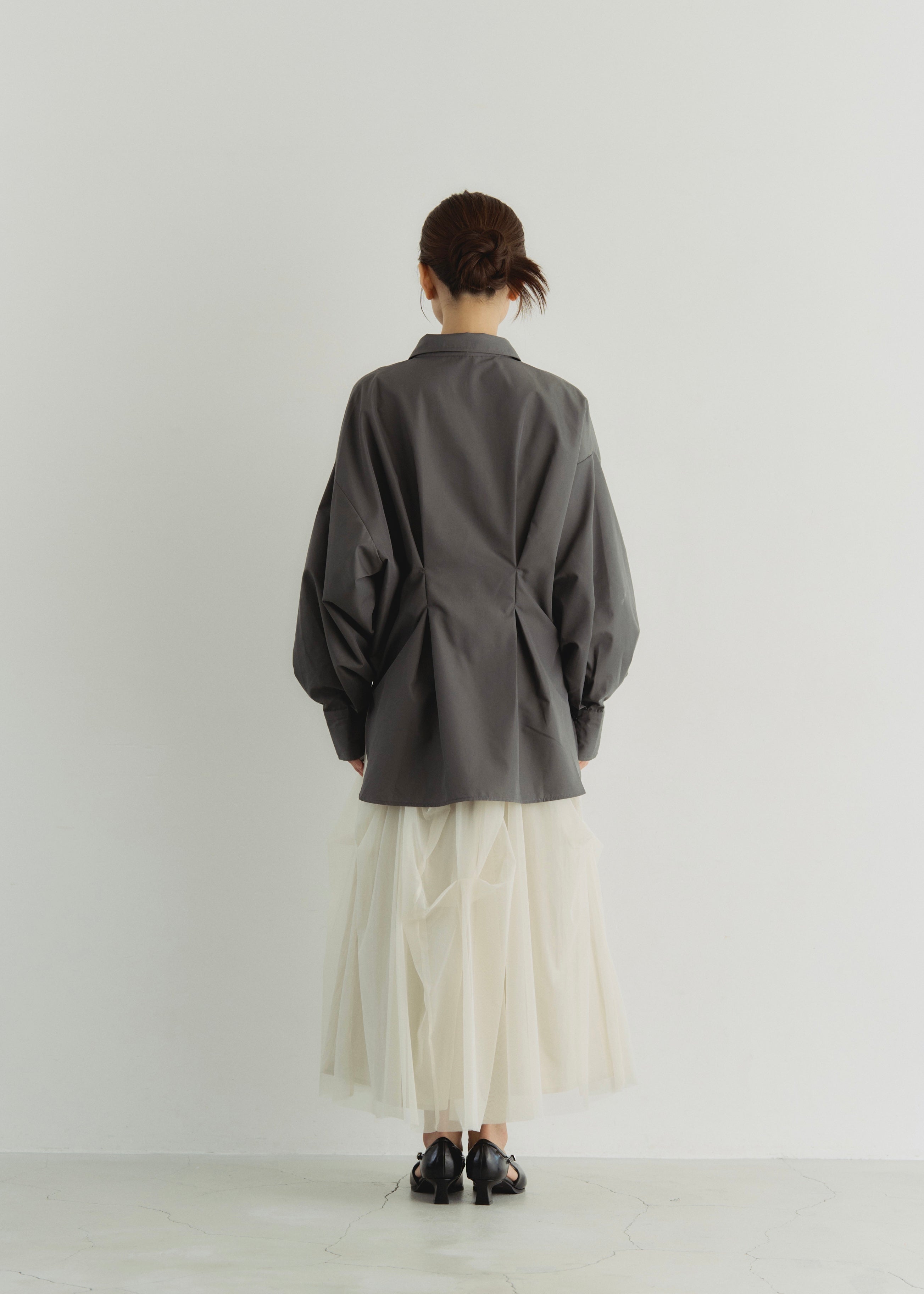 TULLE GATHER SKIRT