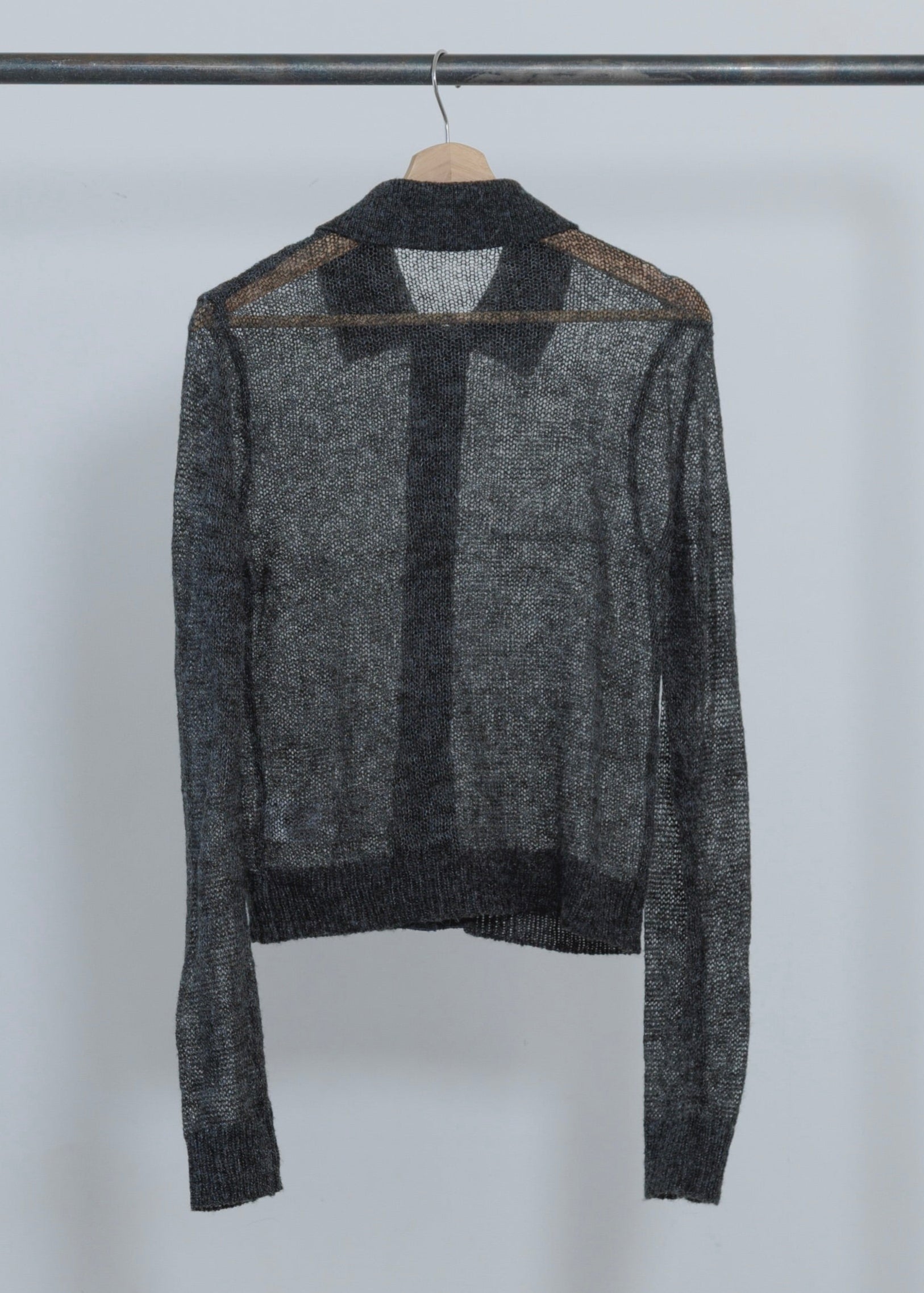 MOHAIR POLO CARDOGAN