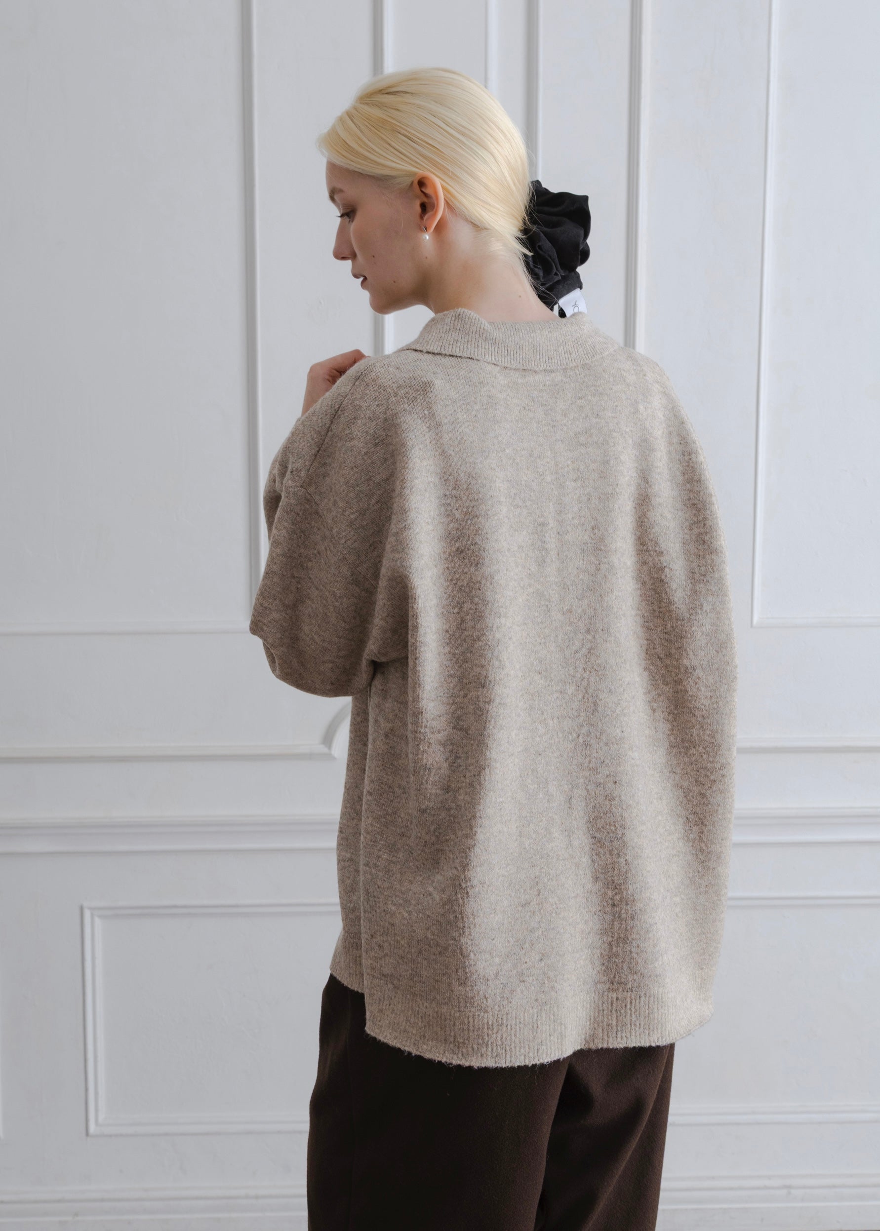WOOL BLEND SKIPPER PULLOVER