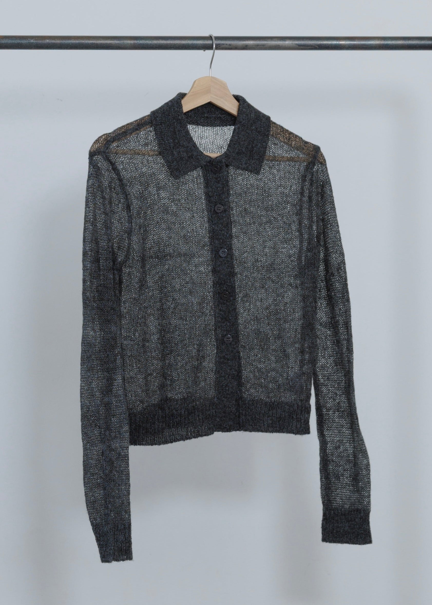 MOHAIR POLO CARDOGAN