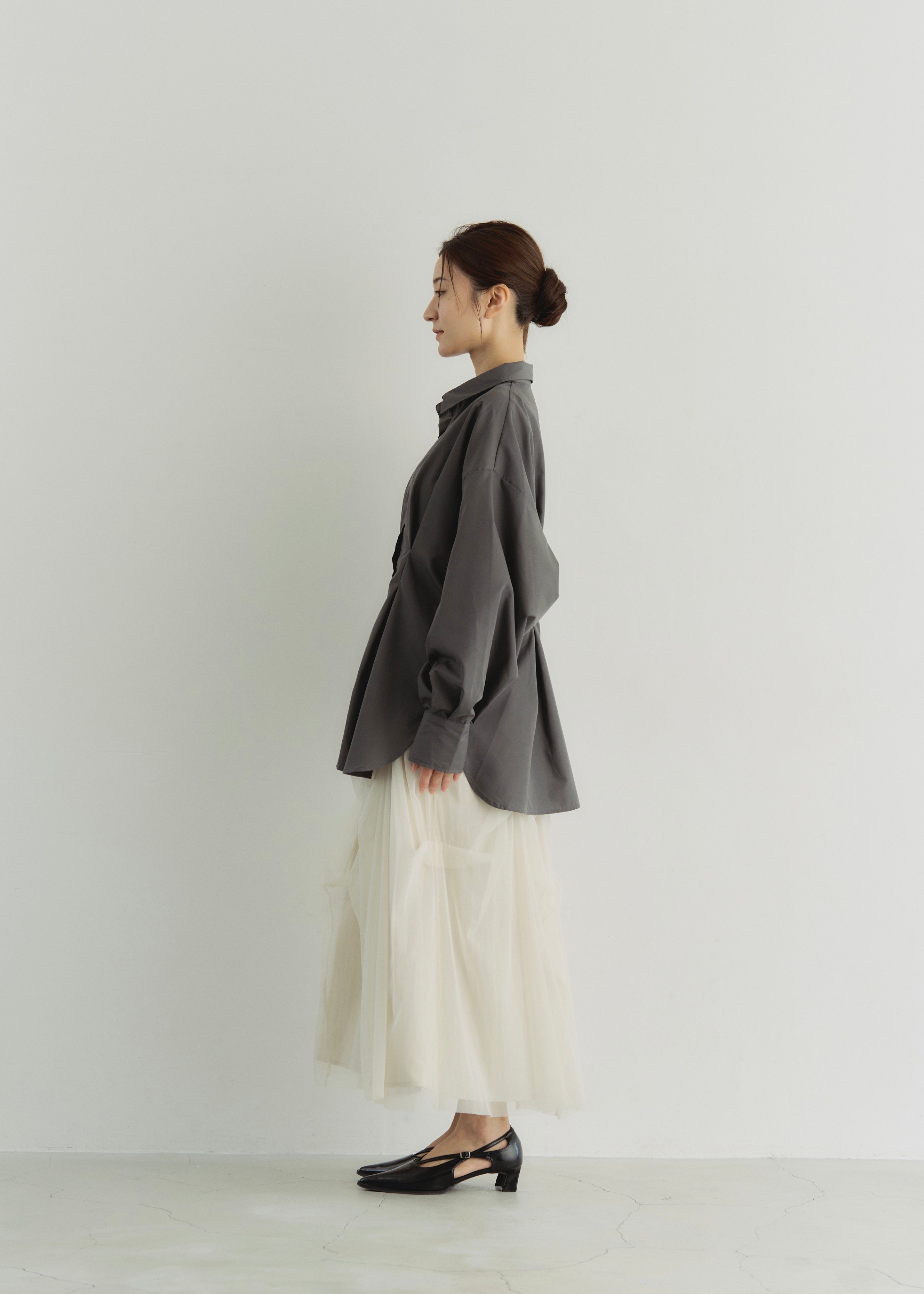 TULLE GATHER SKIRT
