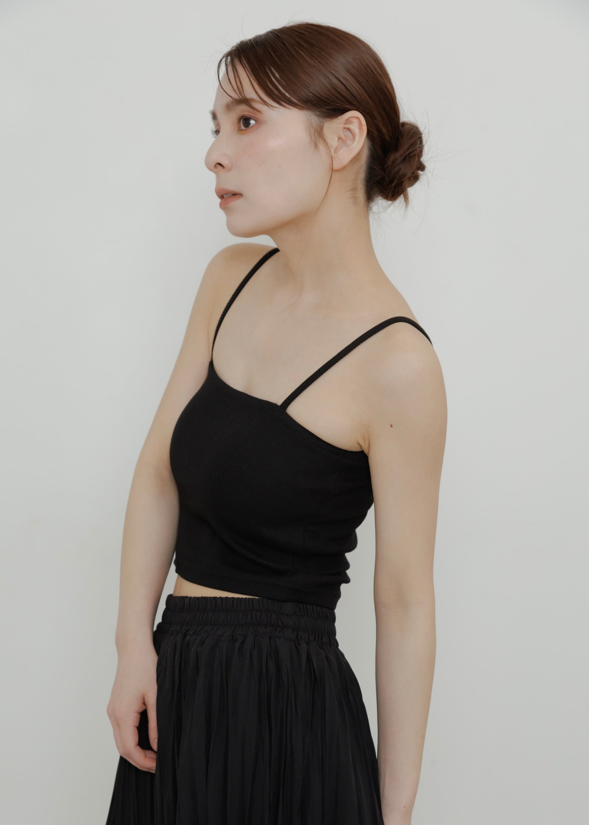 CROPPED RIB CAMISOLE