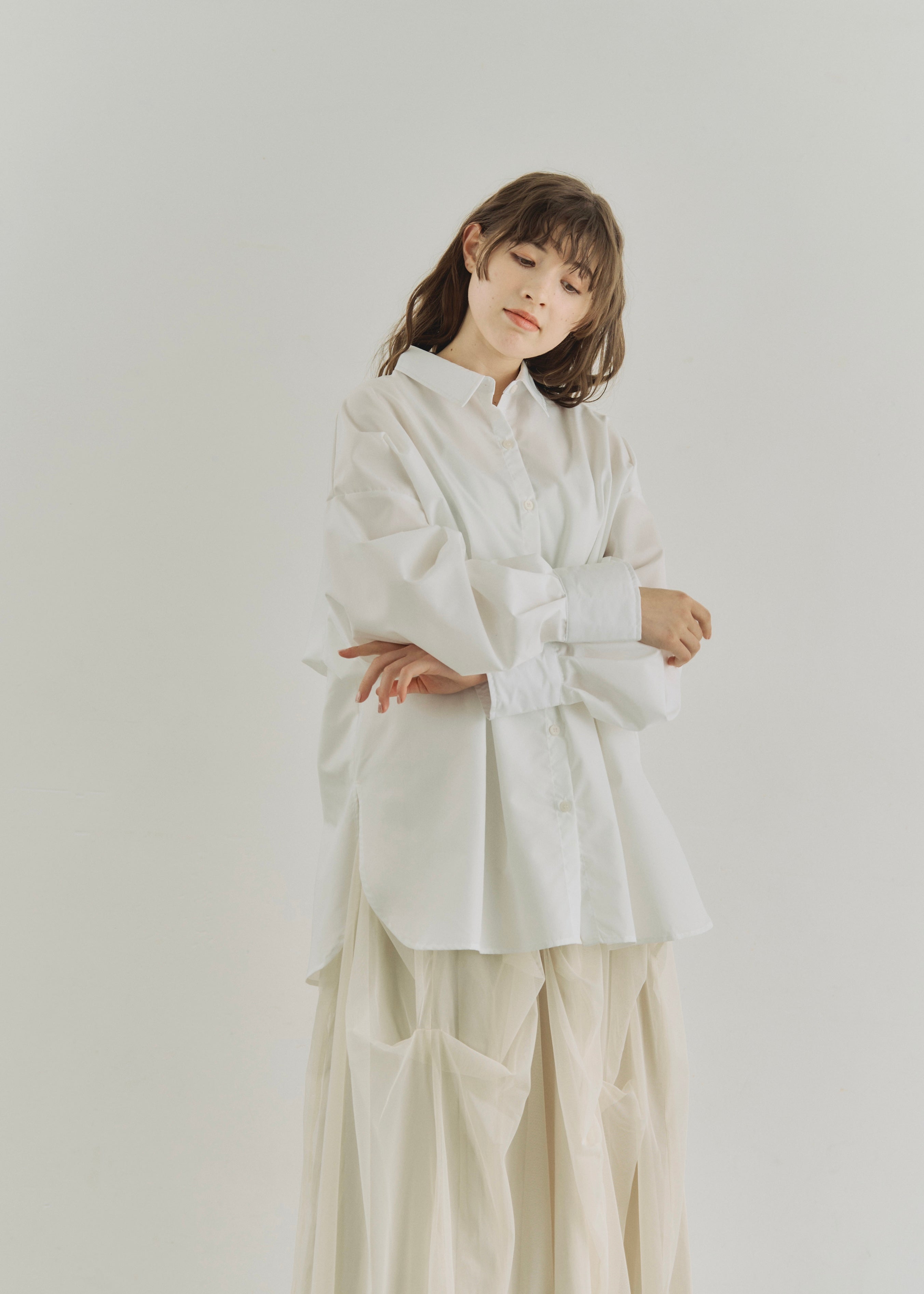 TULLE GATHER SKIRT