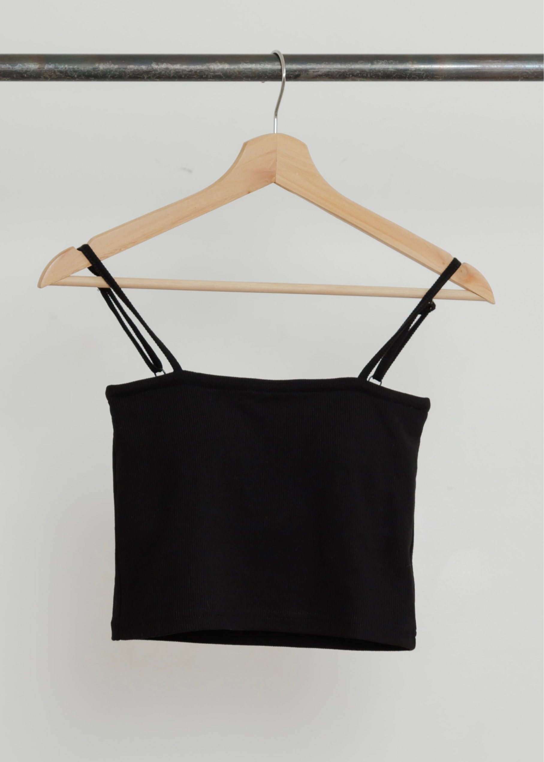 CROPPED RIB CAMISOLE