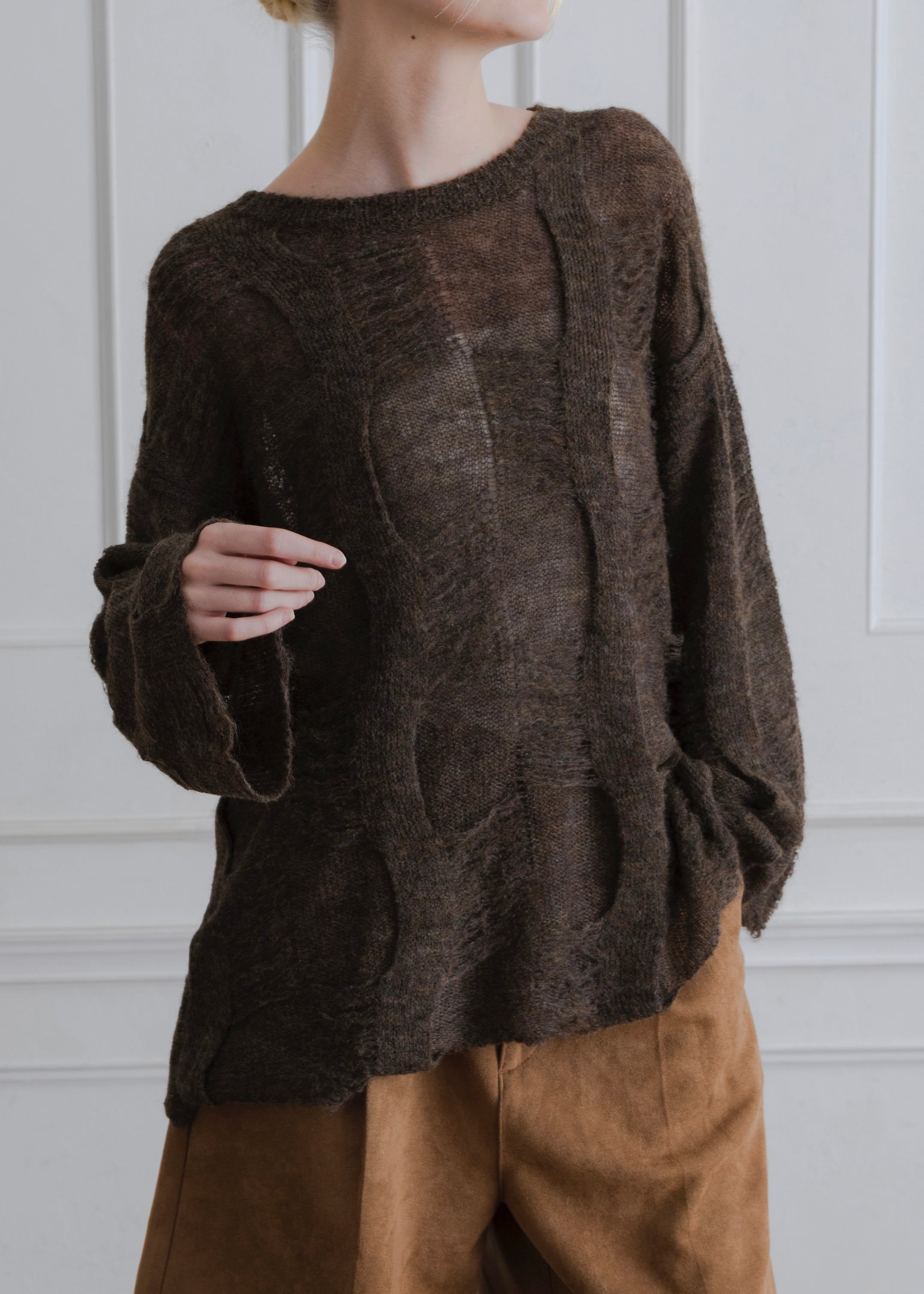 MOHAIR LOW GAUGE KNIT