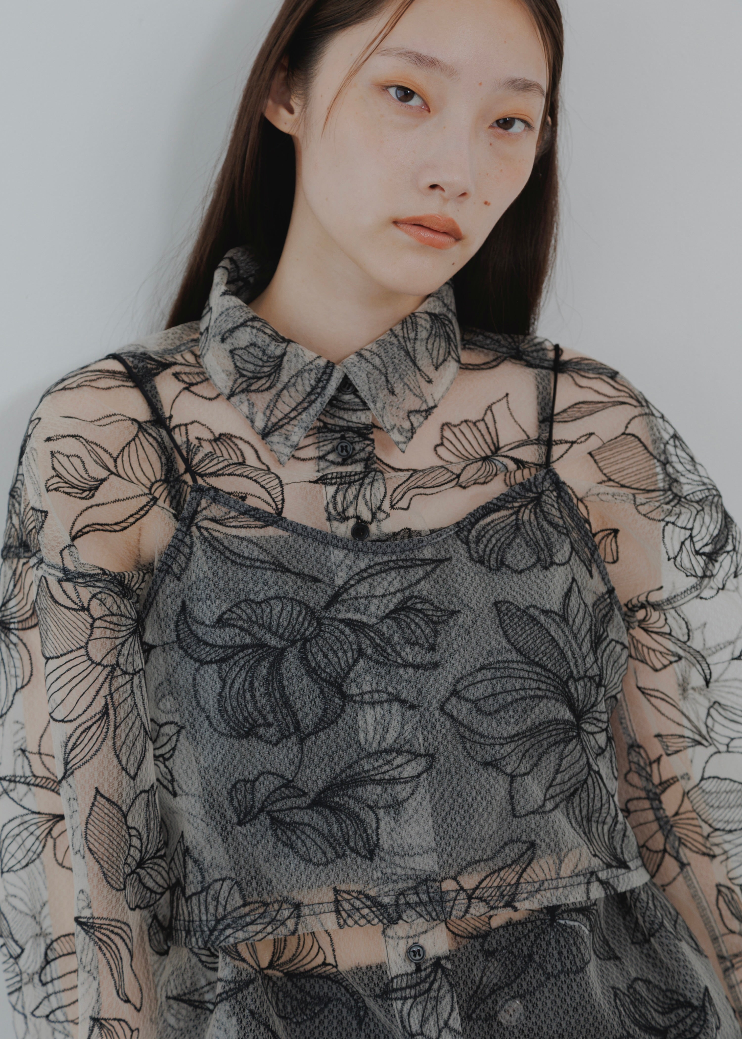 FLOWER TULLE CAMISOLE