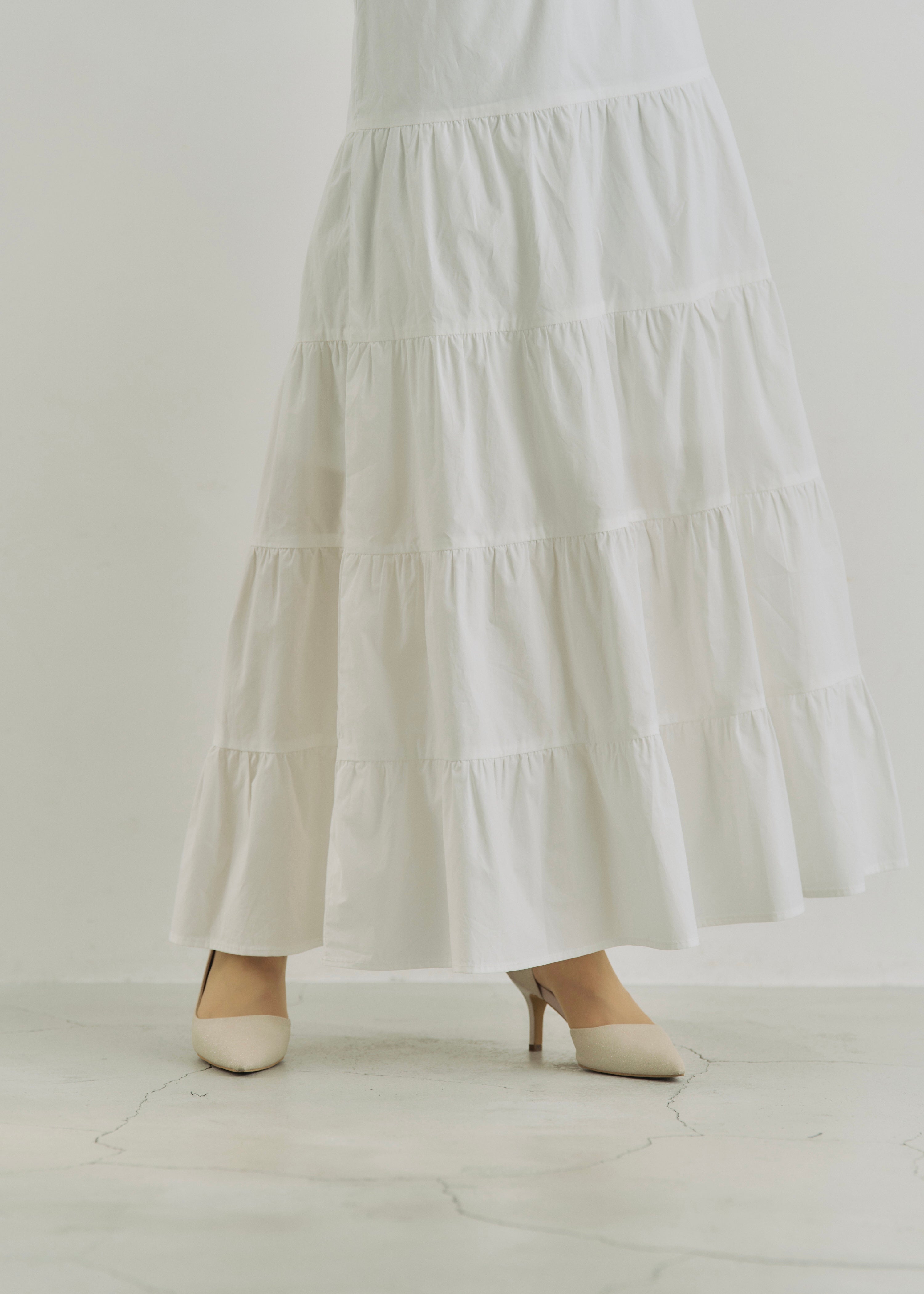 LAWN FLARE SKIRT