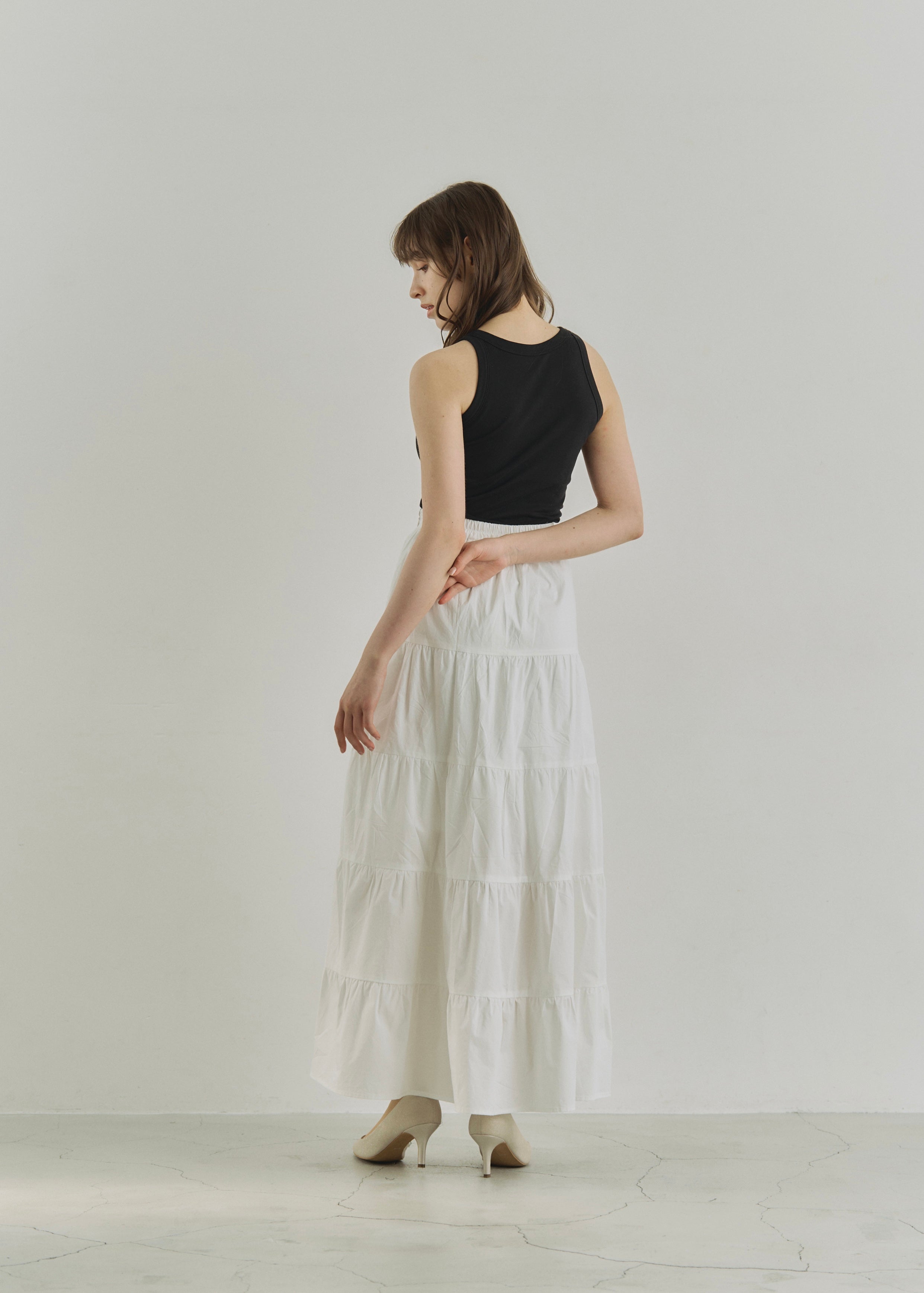 LAWN FLARE SKIRT
