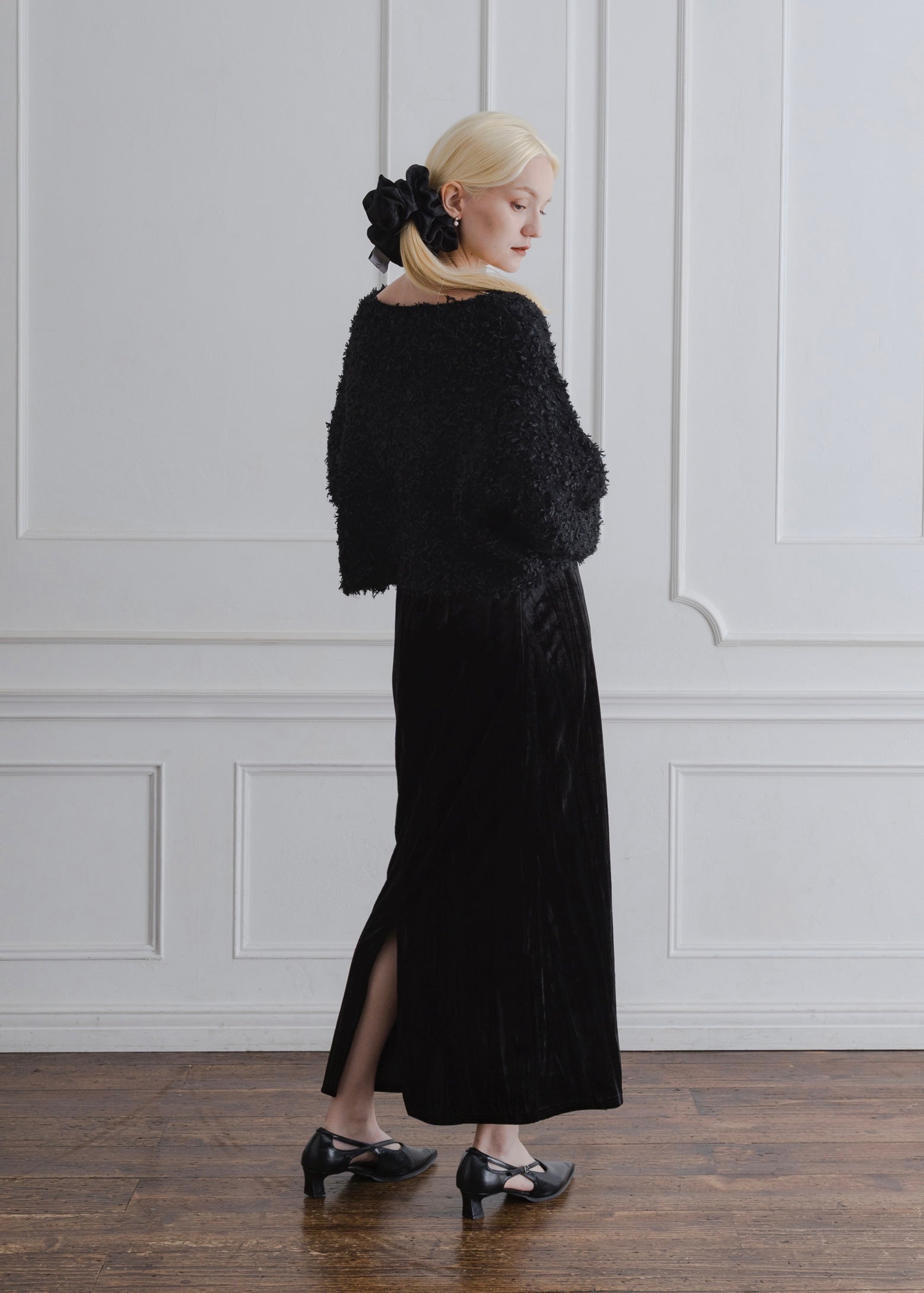 SHAGGY KNIT PULLOVER