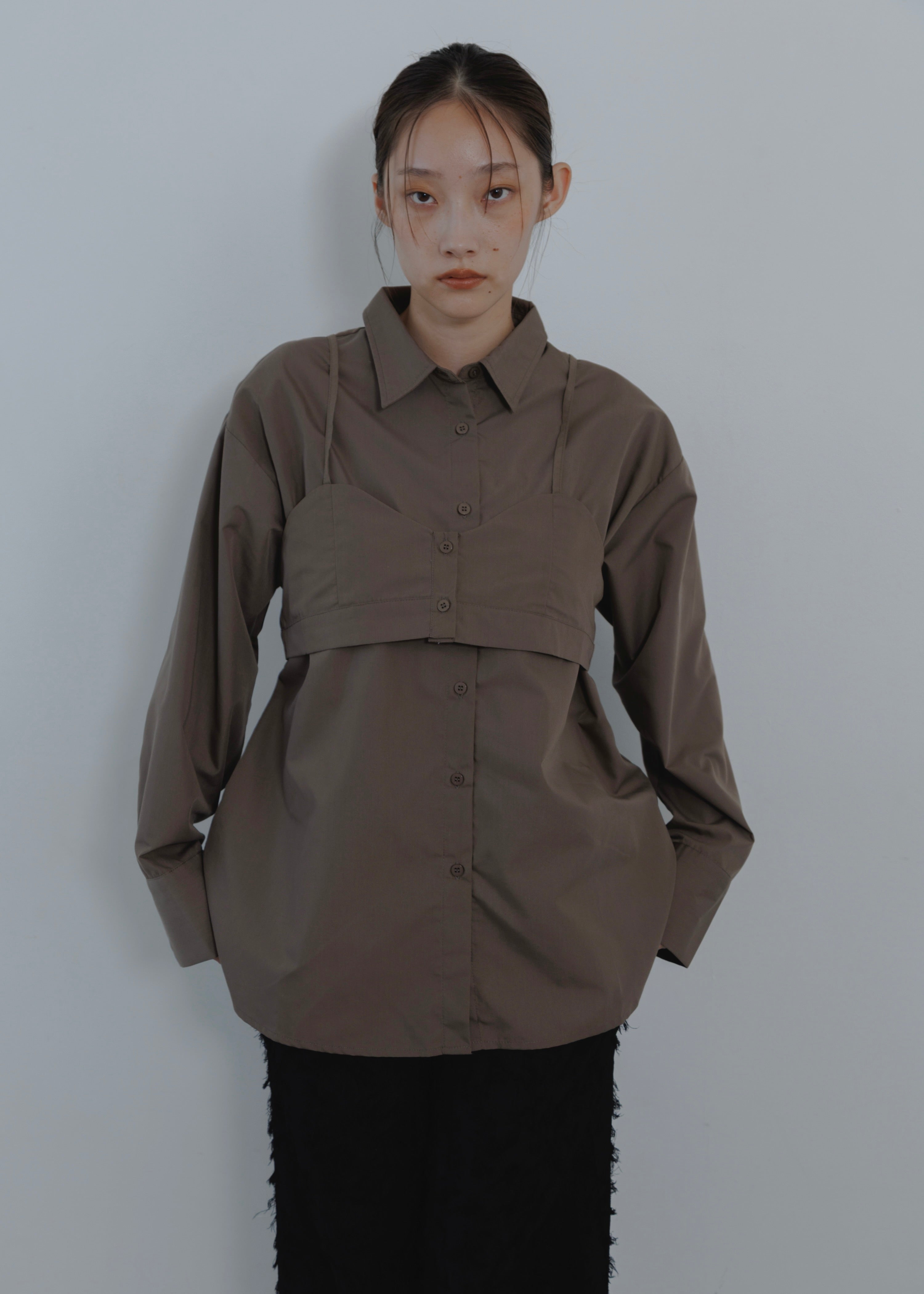 BUSTIER SET SHIRT
