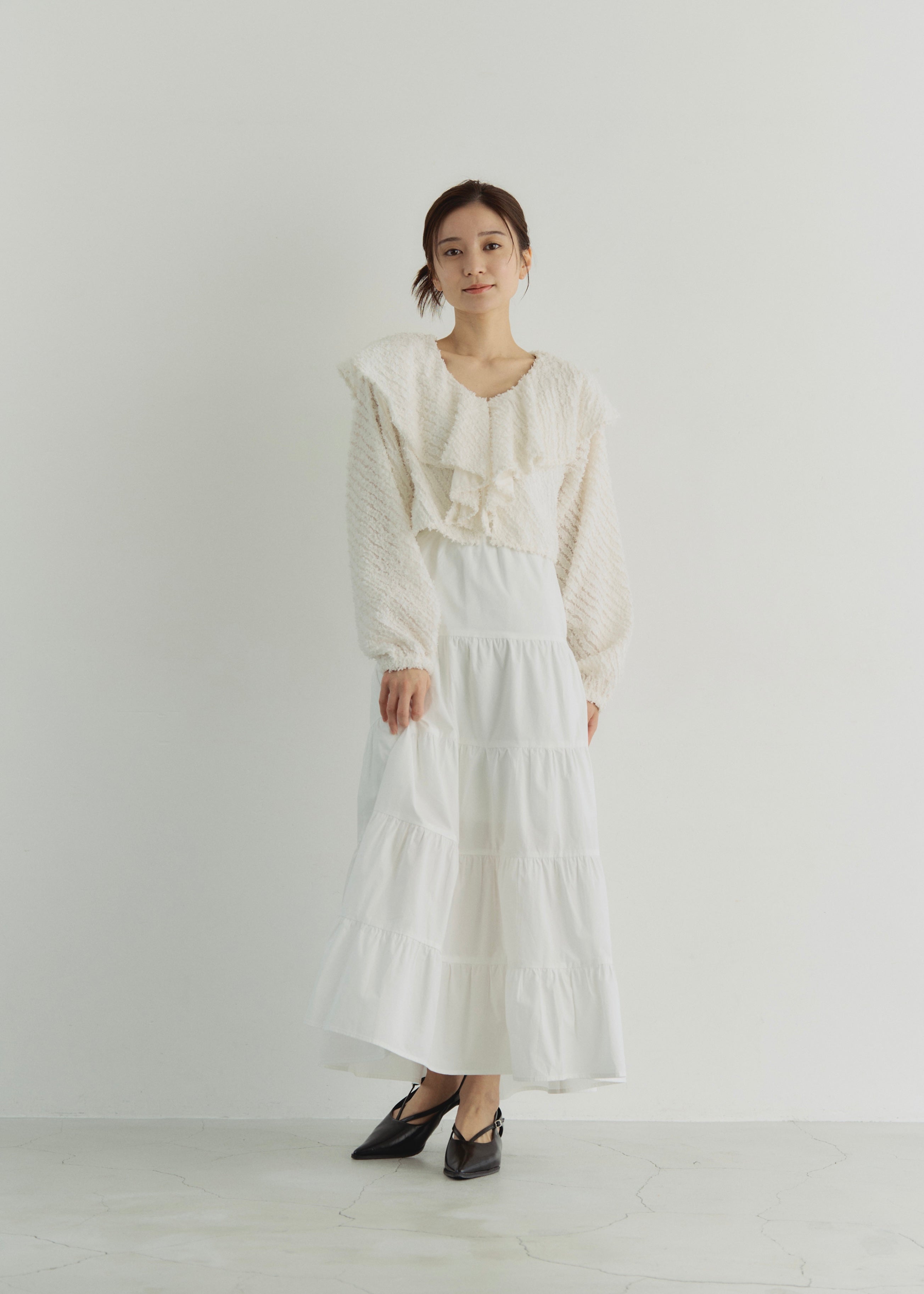 LAWN FLARE SKIRT