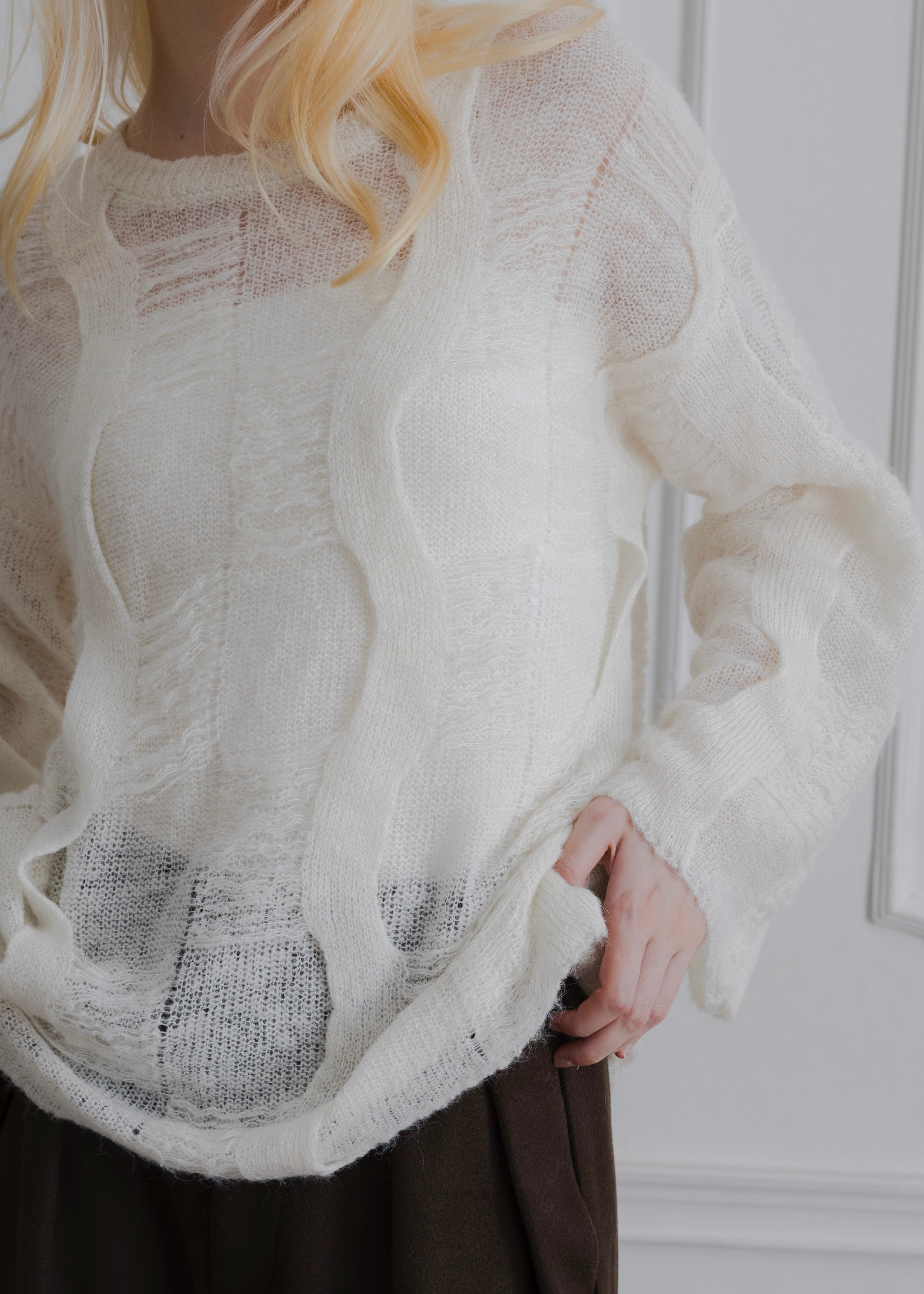 MOHAIR LOW GAUGE KNIT