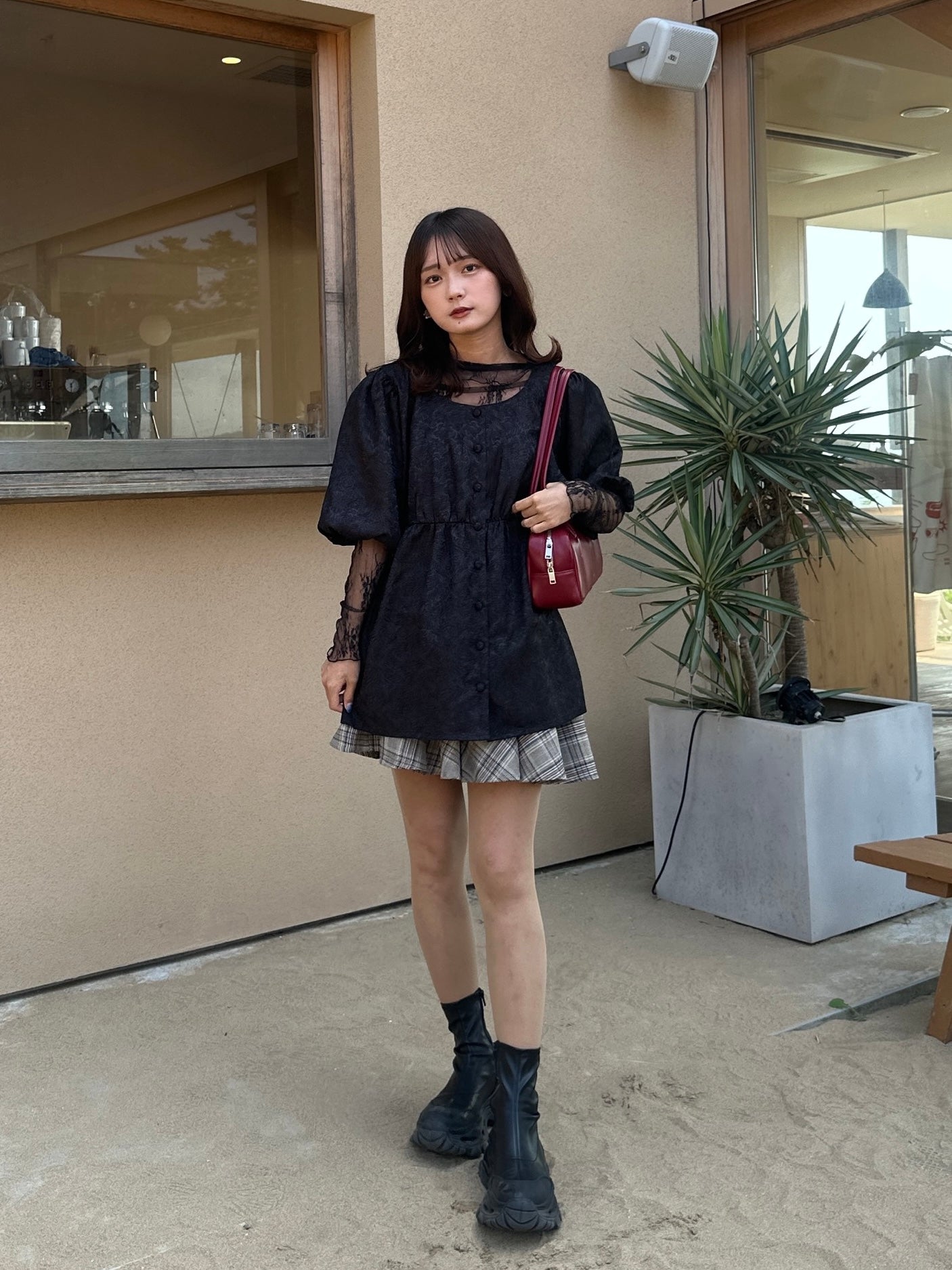 156cm / 骨格ウェーブ