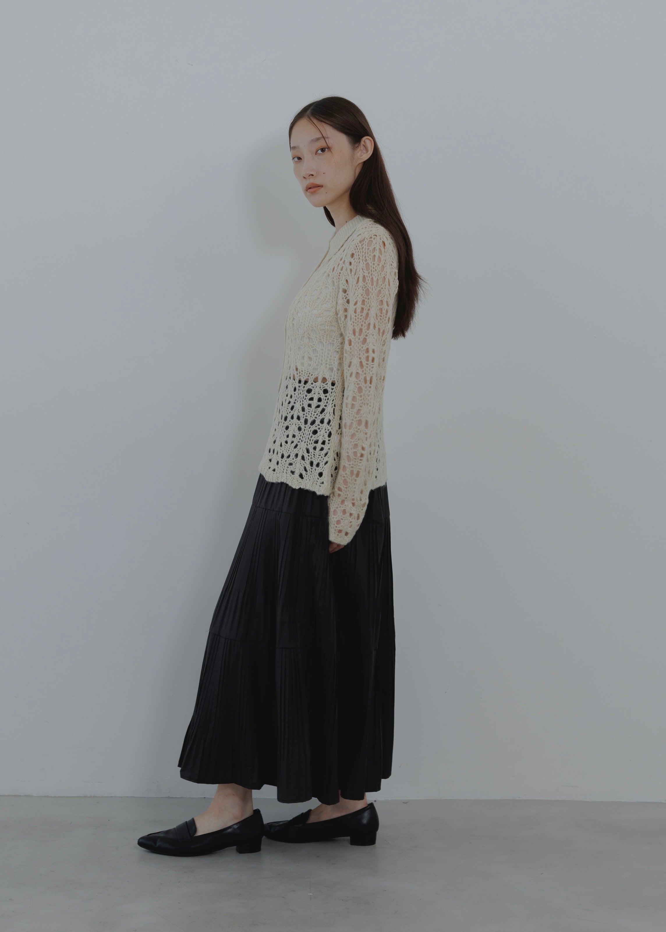 OPENWORK MOHAIR CARDIGAN