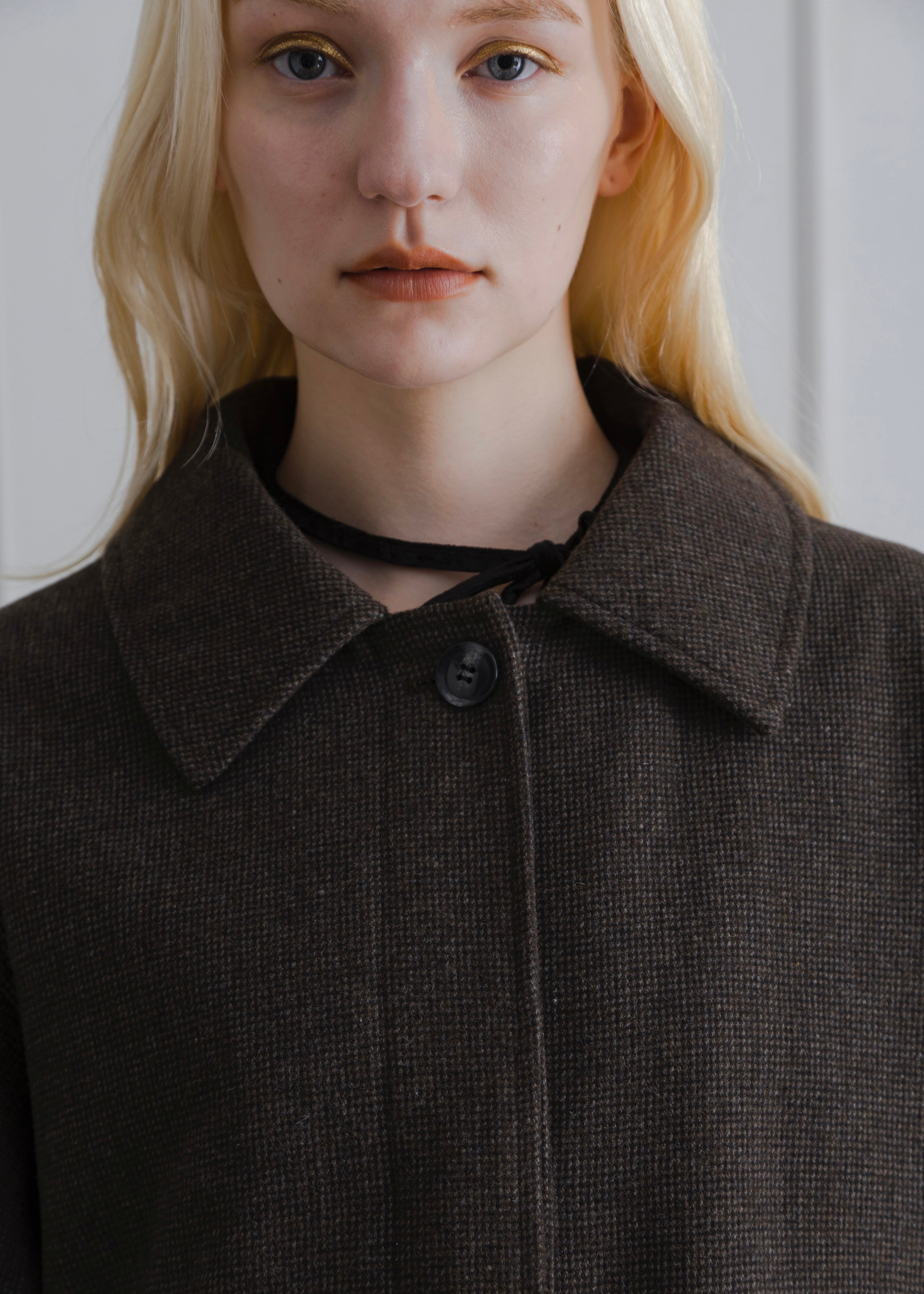COCOON CHECK JACKET