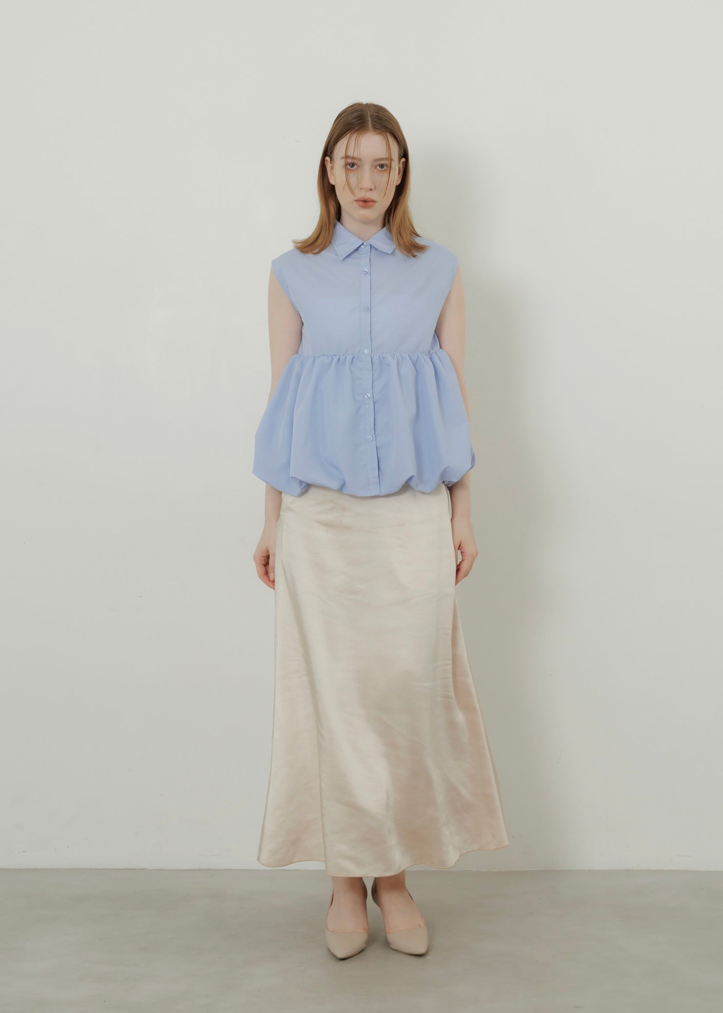 TIERED BALLOON SHIRT