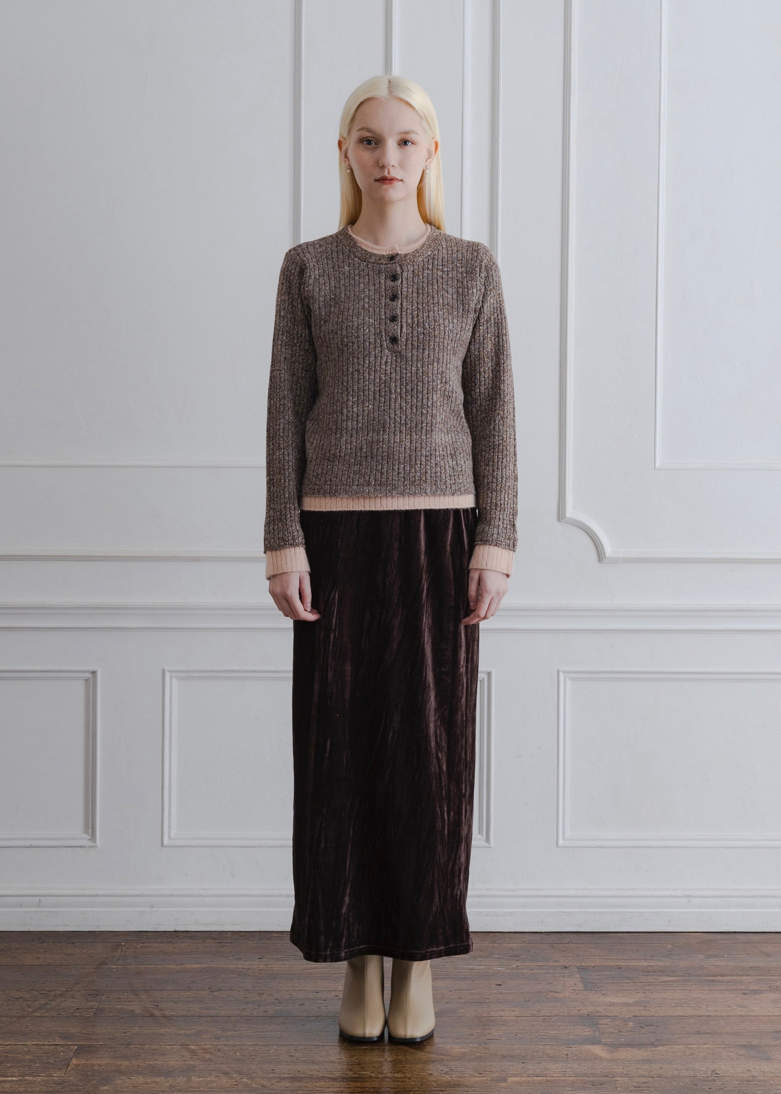 LAYERED MIX KNIT