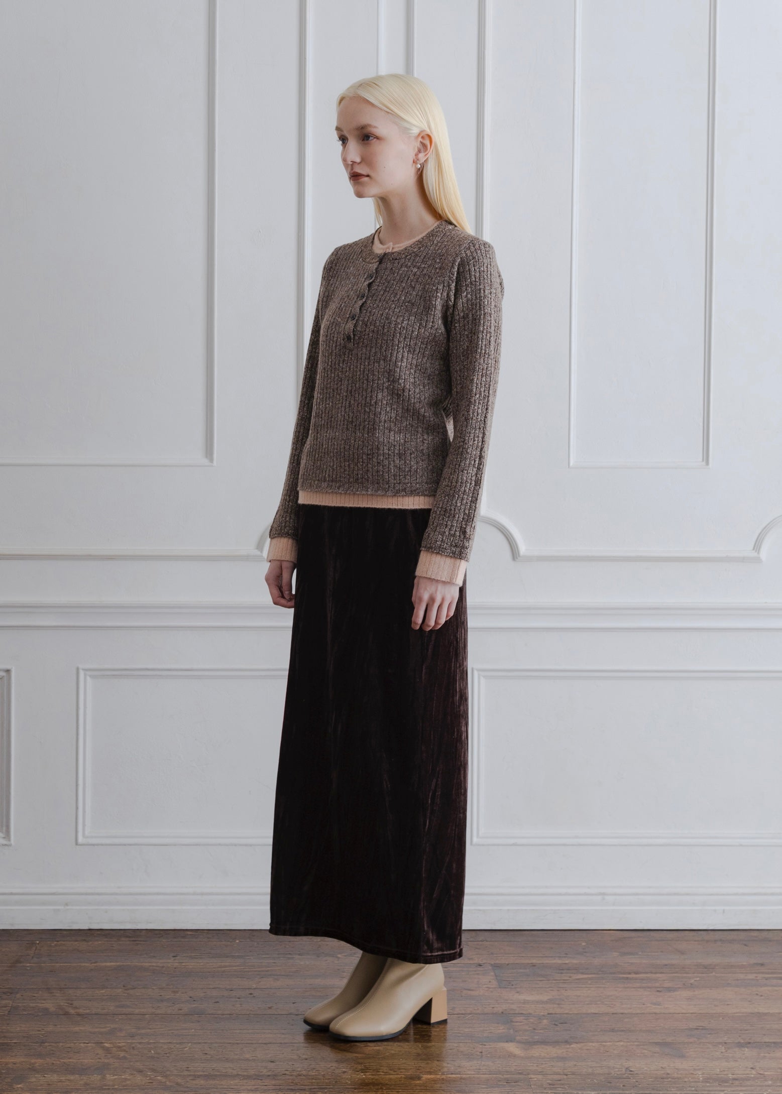 LAYERED MIX KNIT