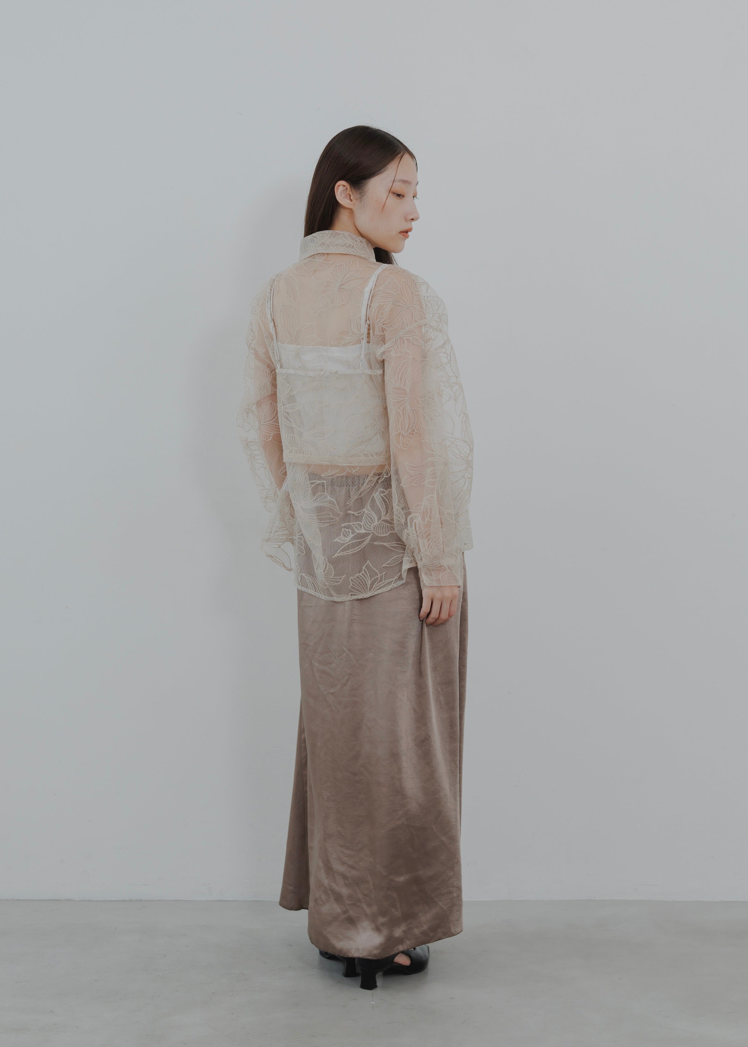 FLOWER TULLE CAMISOLE
