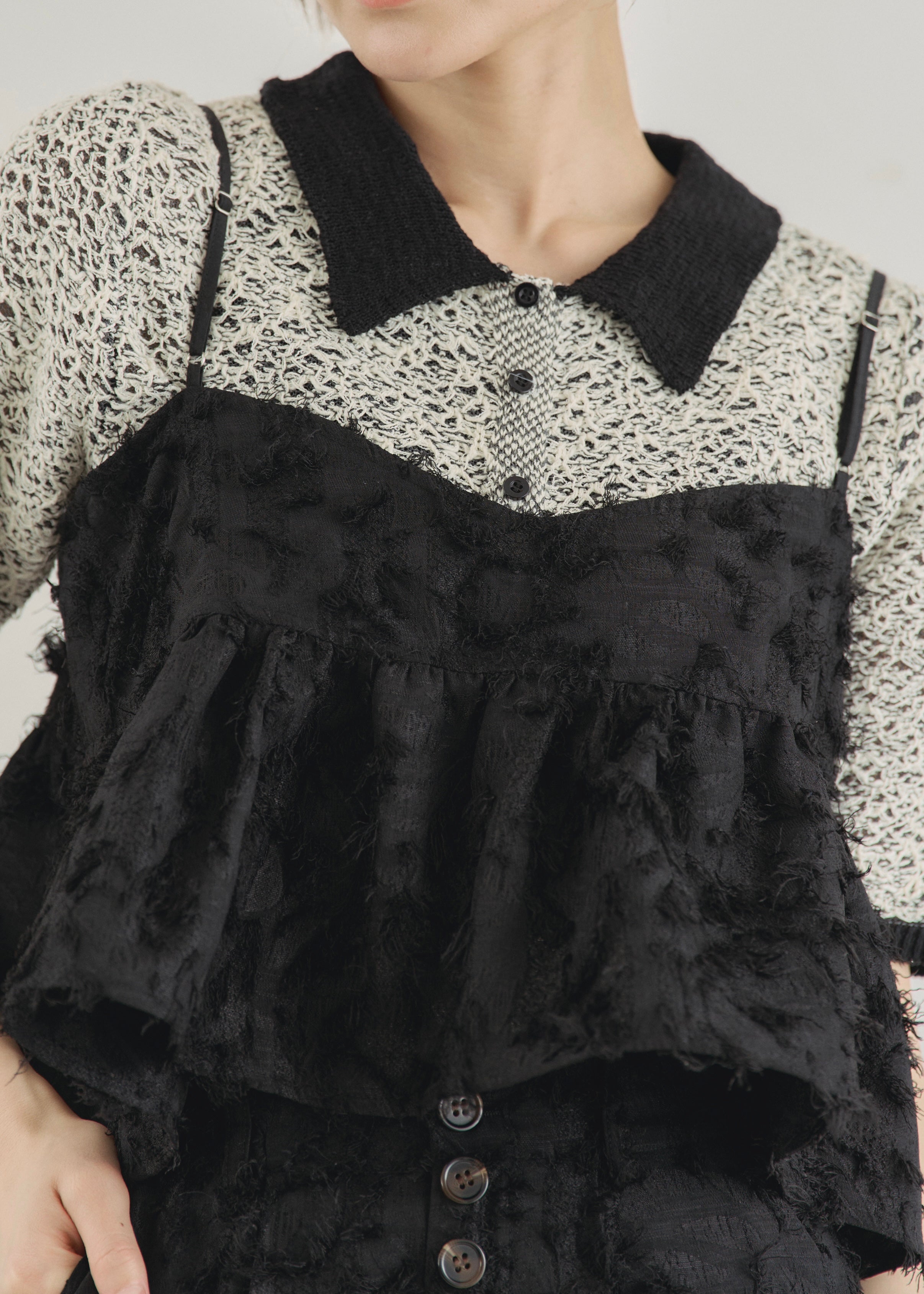 2WAY JACQUARD CAMISOLE