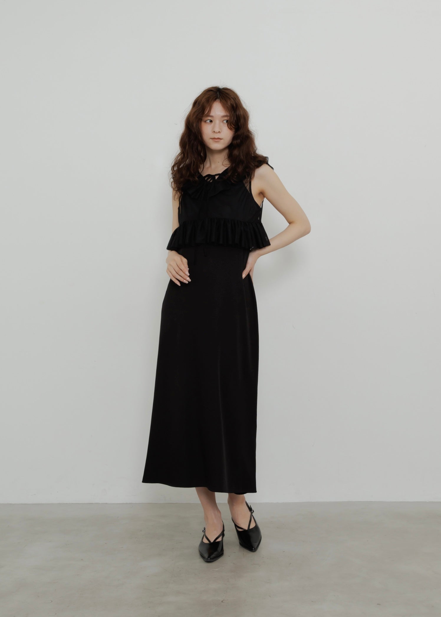 TULLE VEST SET DRESS