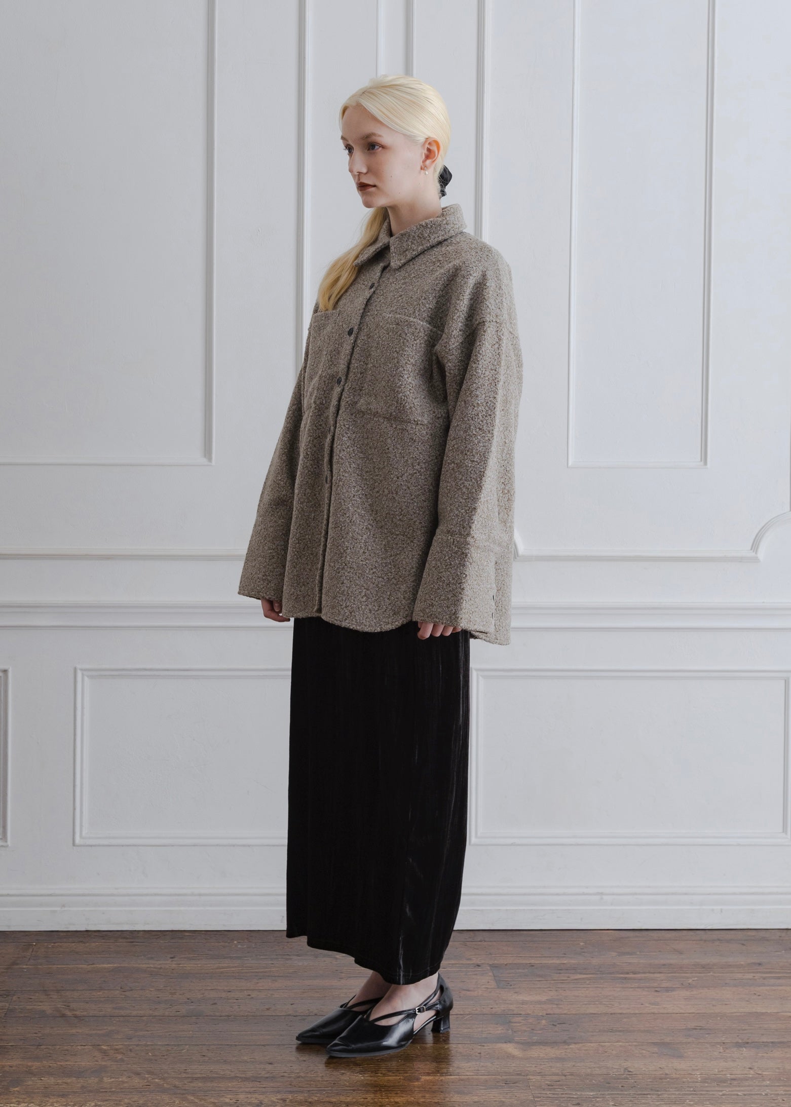 LOOP TWEED SHIRT