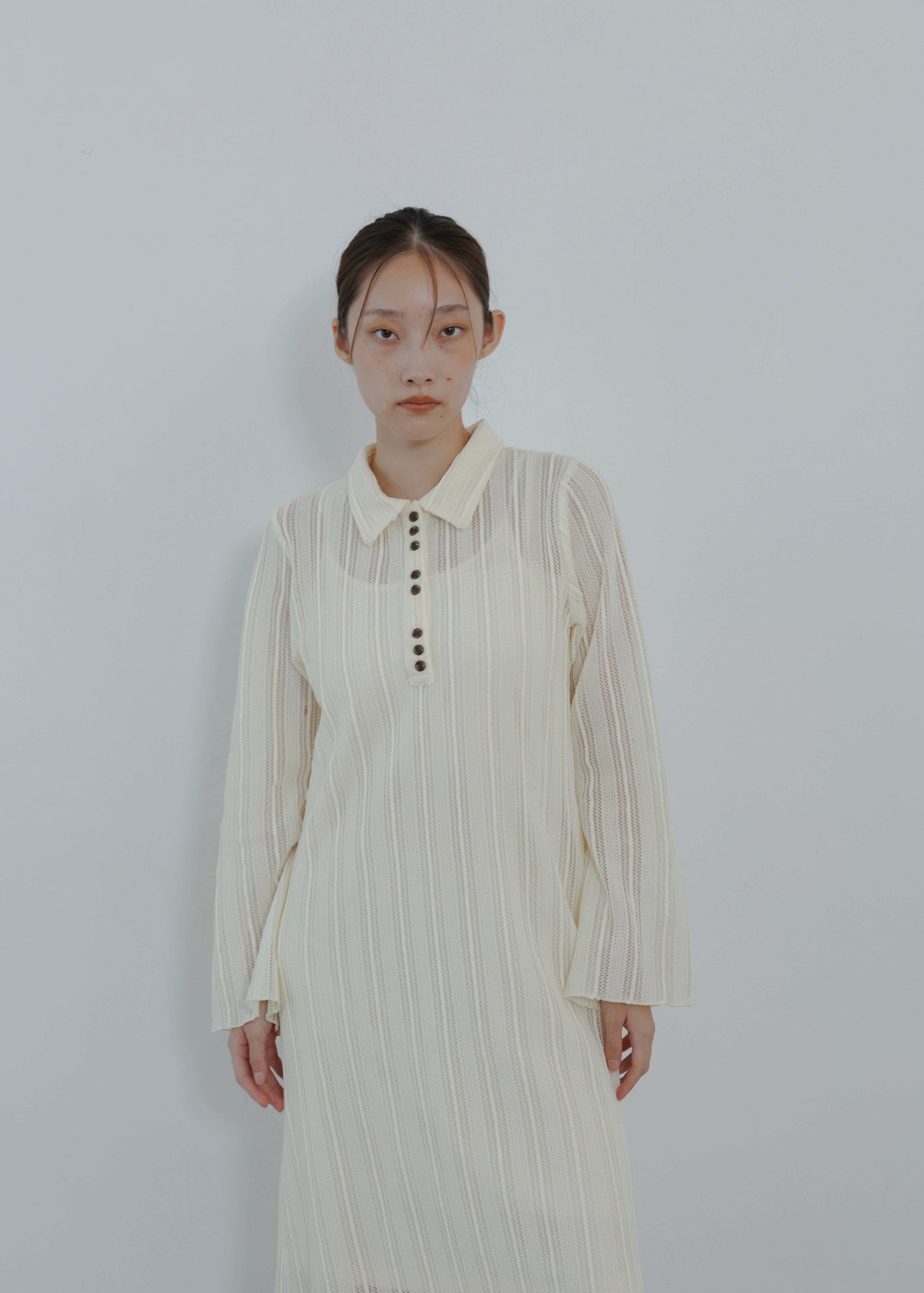 LACE POLO DRESS