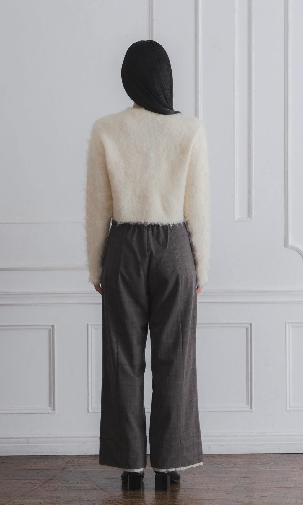 MOHAIR TOUCH CROPPED CARDIGAN