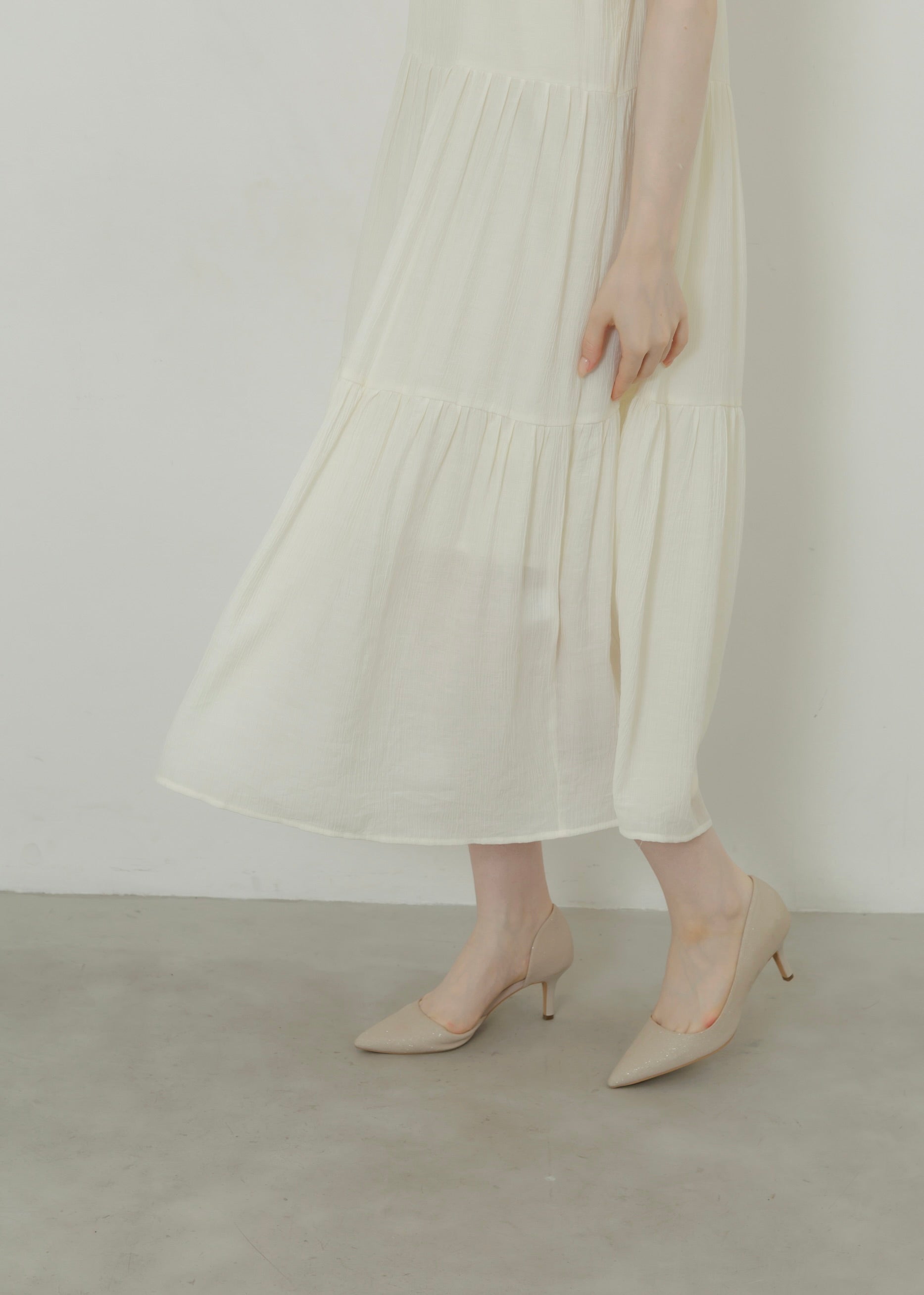 WASHER TIERED DRESS