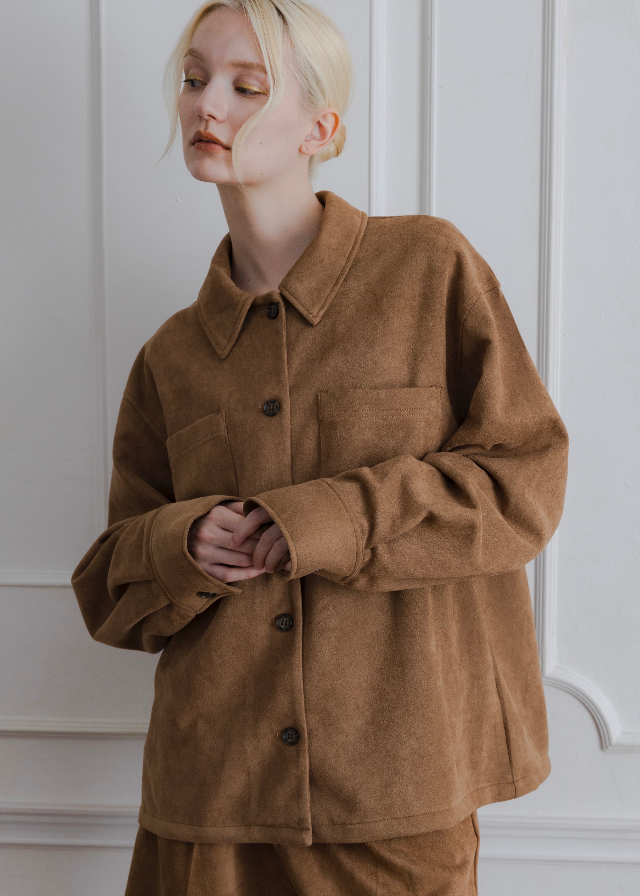 FAUX SUEDE JACKET